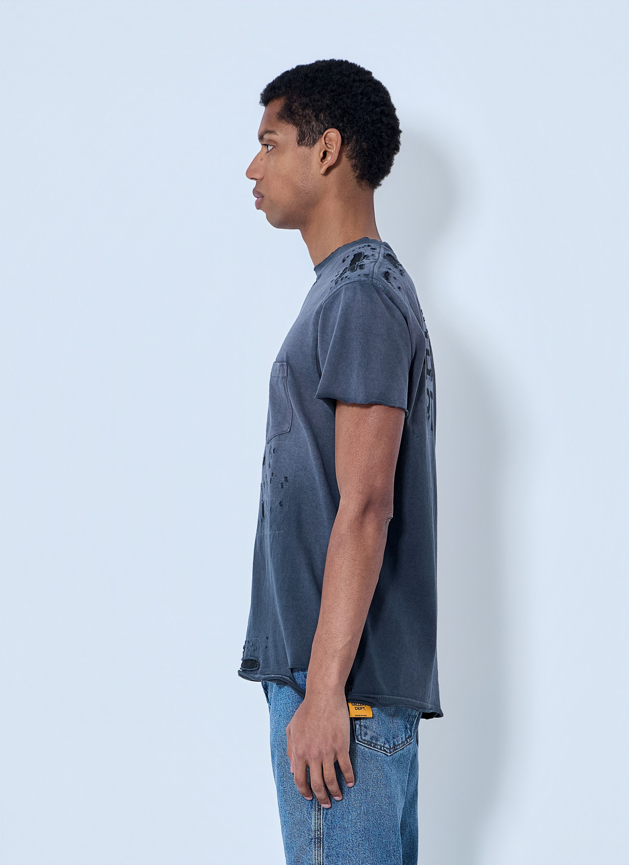 Gallery Dept. Distressed Cotton Jersey T-Shirt Size US S / EU 44-46 / 1 - 3 Thumbnail