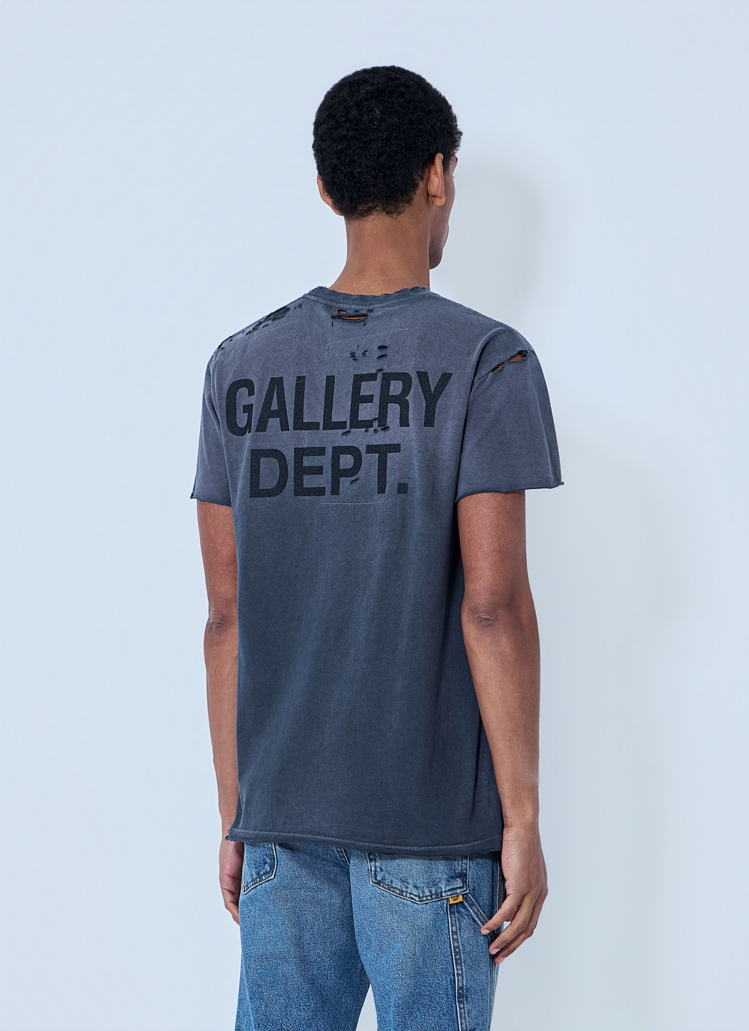 Gallery Dept. Distressed Cotton Jersey T-Shirt Size US S / EU 44-46 / 1 - 4 Thumbnail