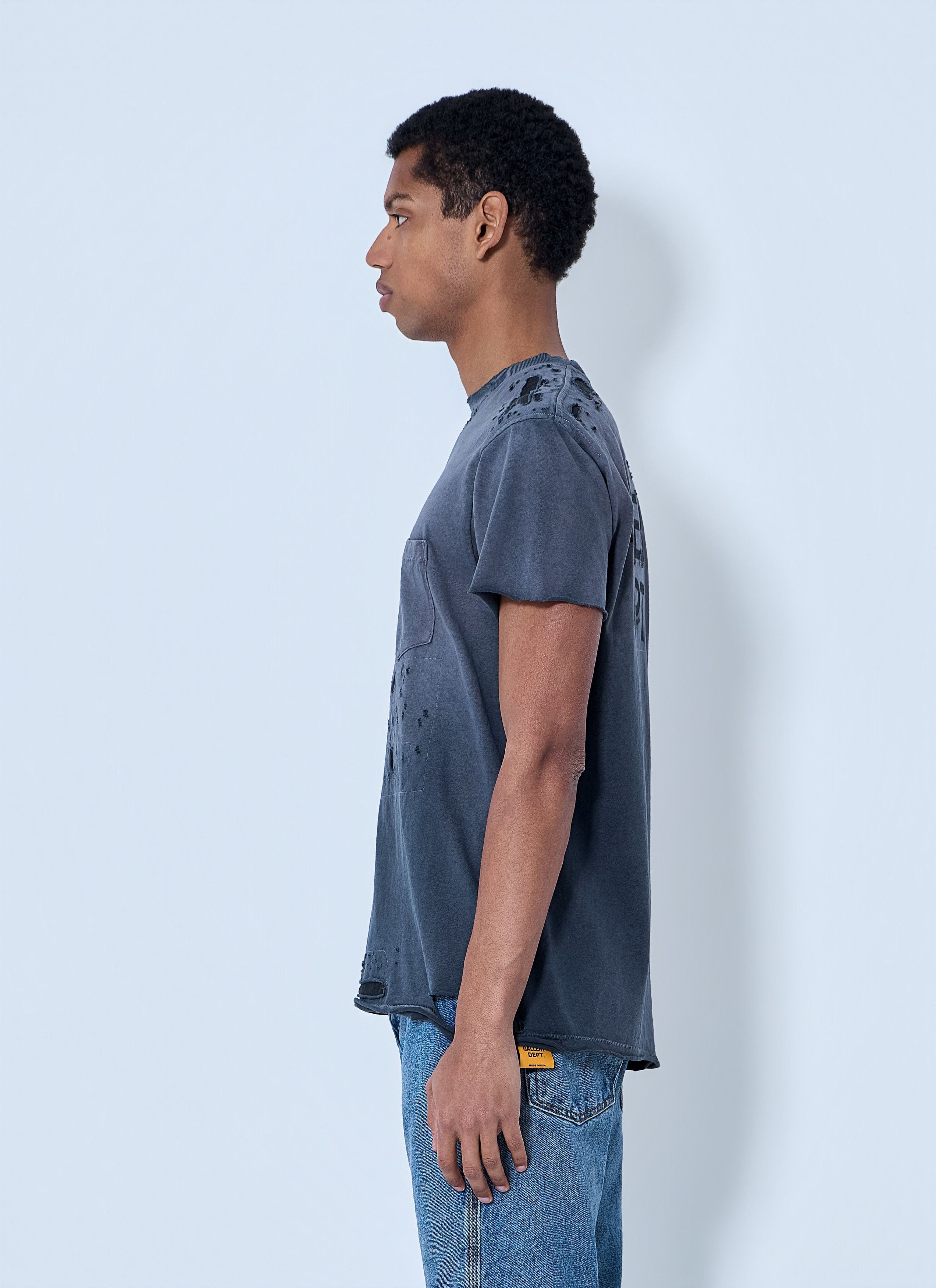 Gallery Dept. Distressed Cotton Jersey T-Shirt Size US XXL / EU 58 / 5 - 3 Thumbnail
