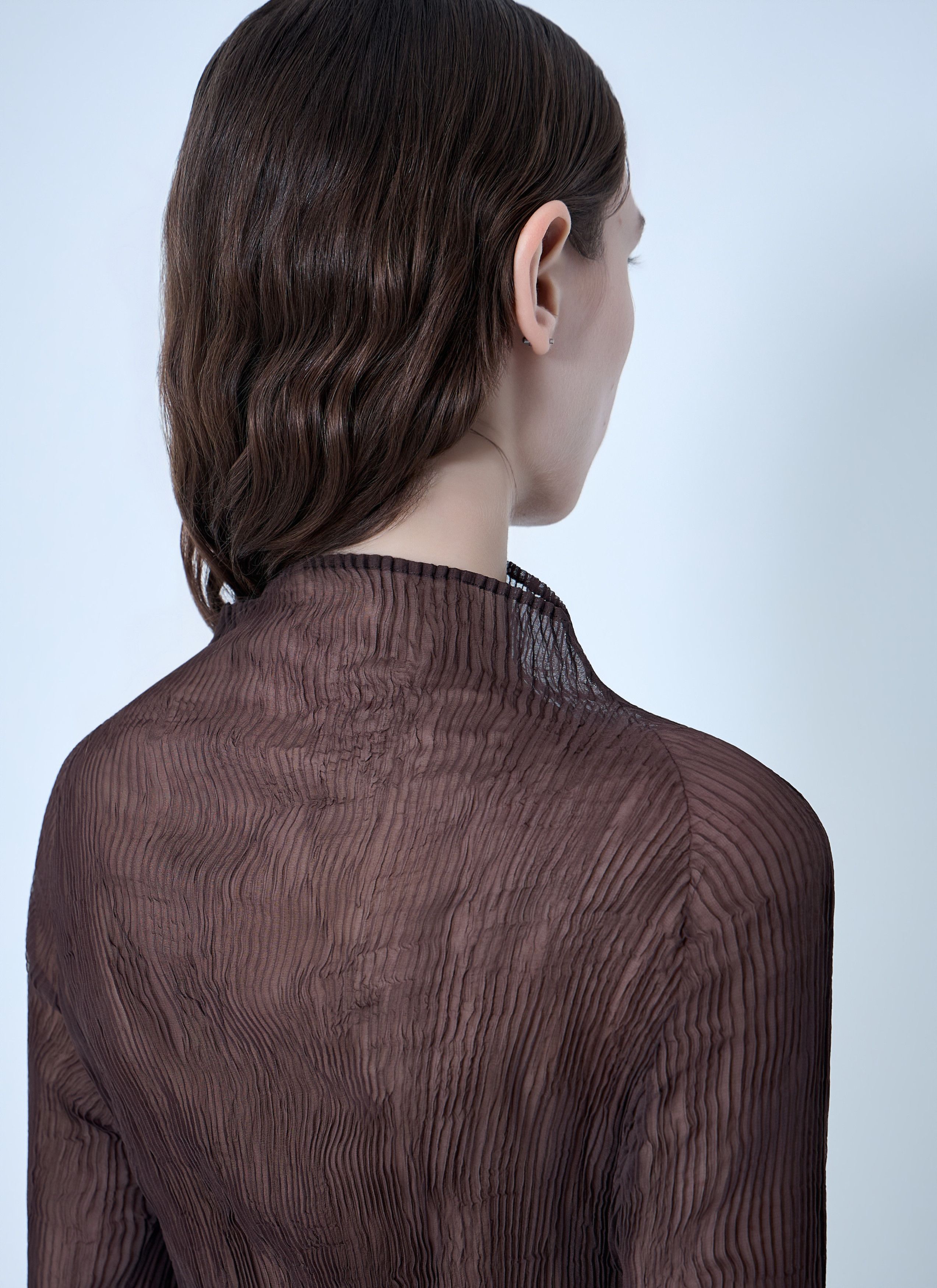 Issey Miyake Chiffon Twist Top Size M / US 6-8 / IT 42-44 - 6 Thumbnail