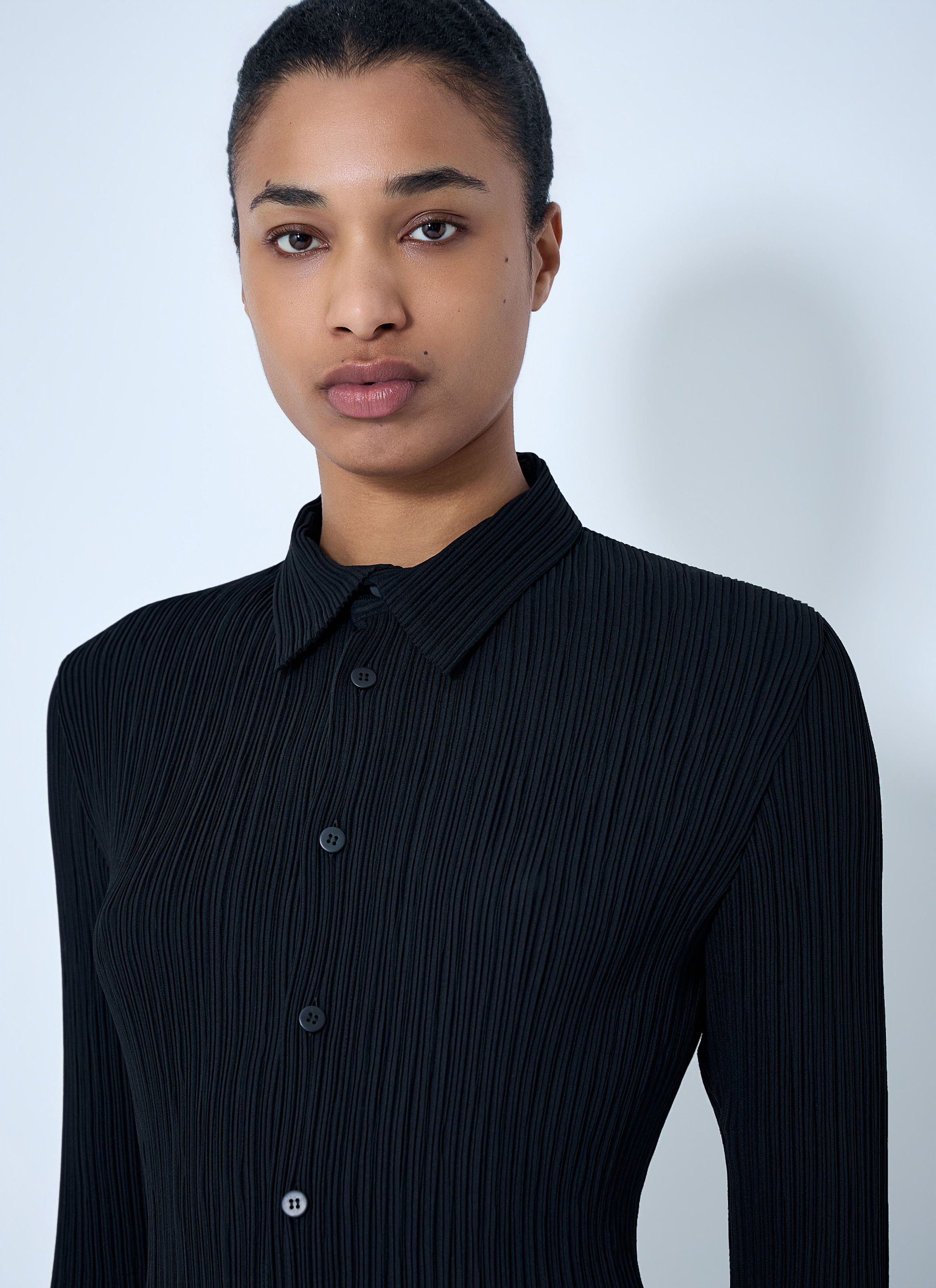 Issey Miyake Textured Button-Down Shirt Size L / US 10 / IT 46 - 5 Thumbnail