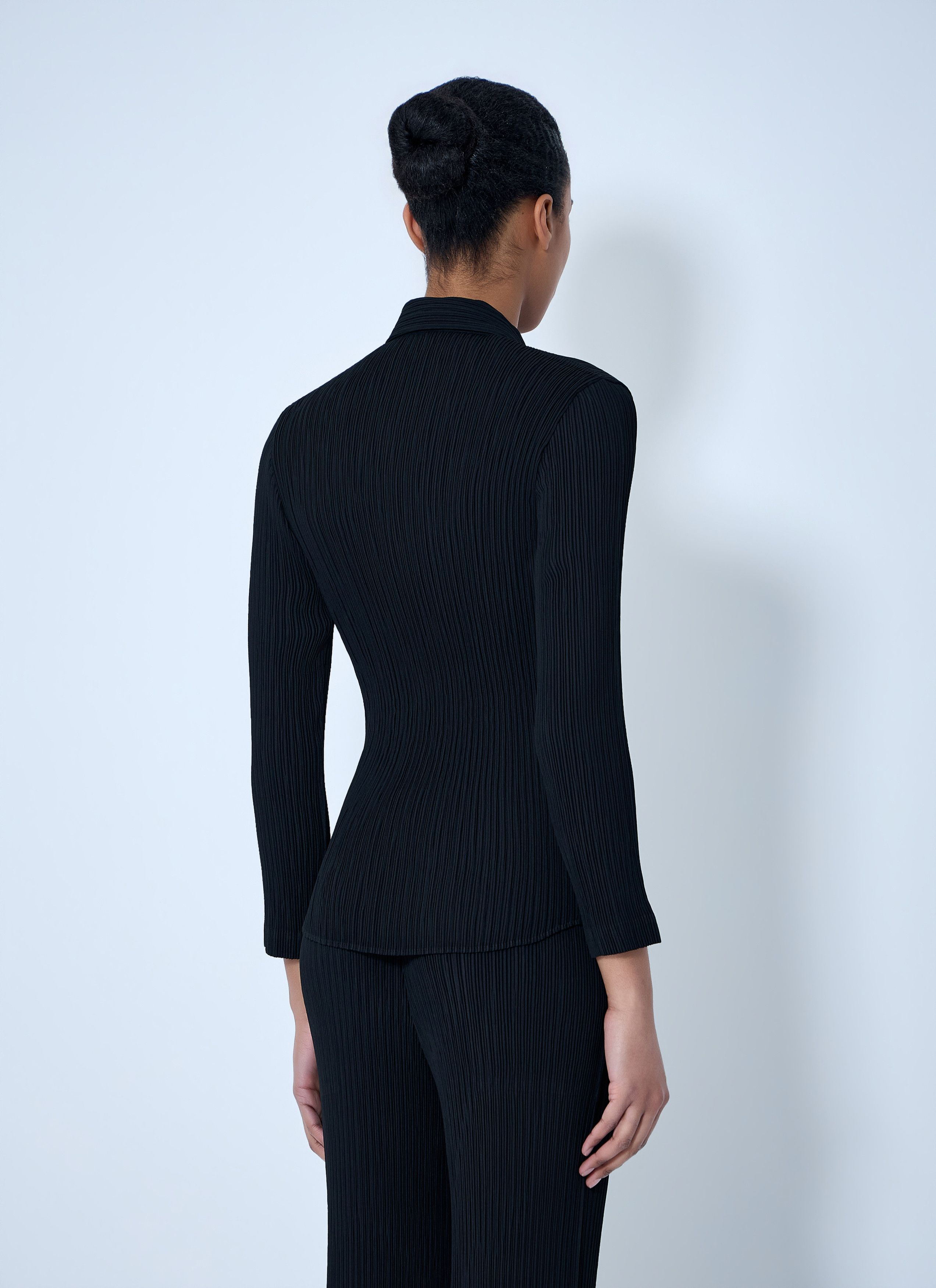 Issey Miyake Textured Button-Down Shirt Size L / US 10 / IT 46 - 4 Thumbnail