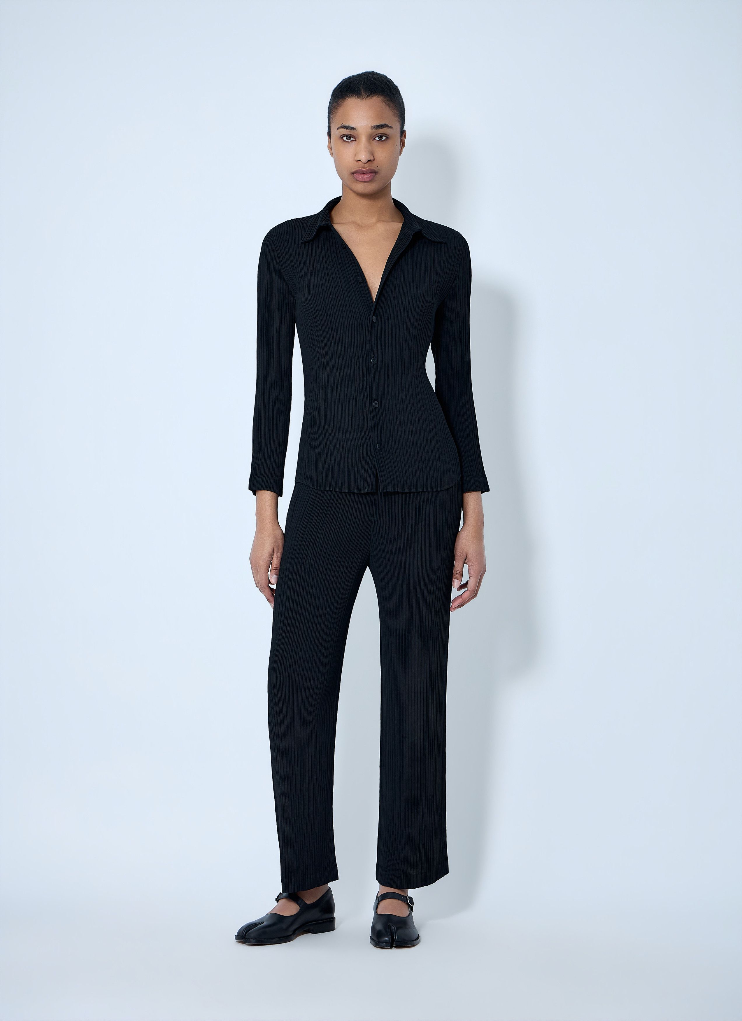 Issey Miyake Textured Button-Down Shirt Size L / US 10 / IT 46 - 2 Thumbnail