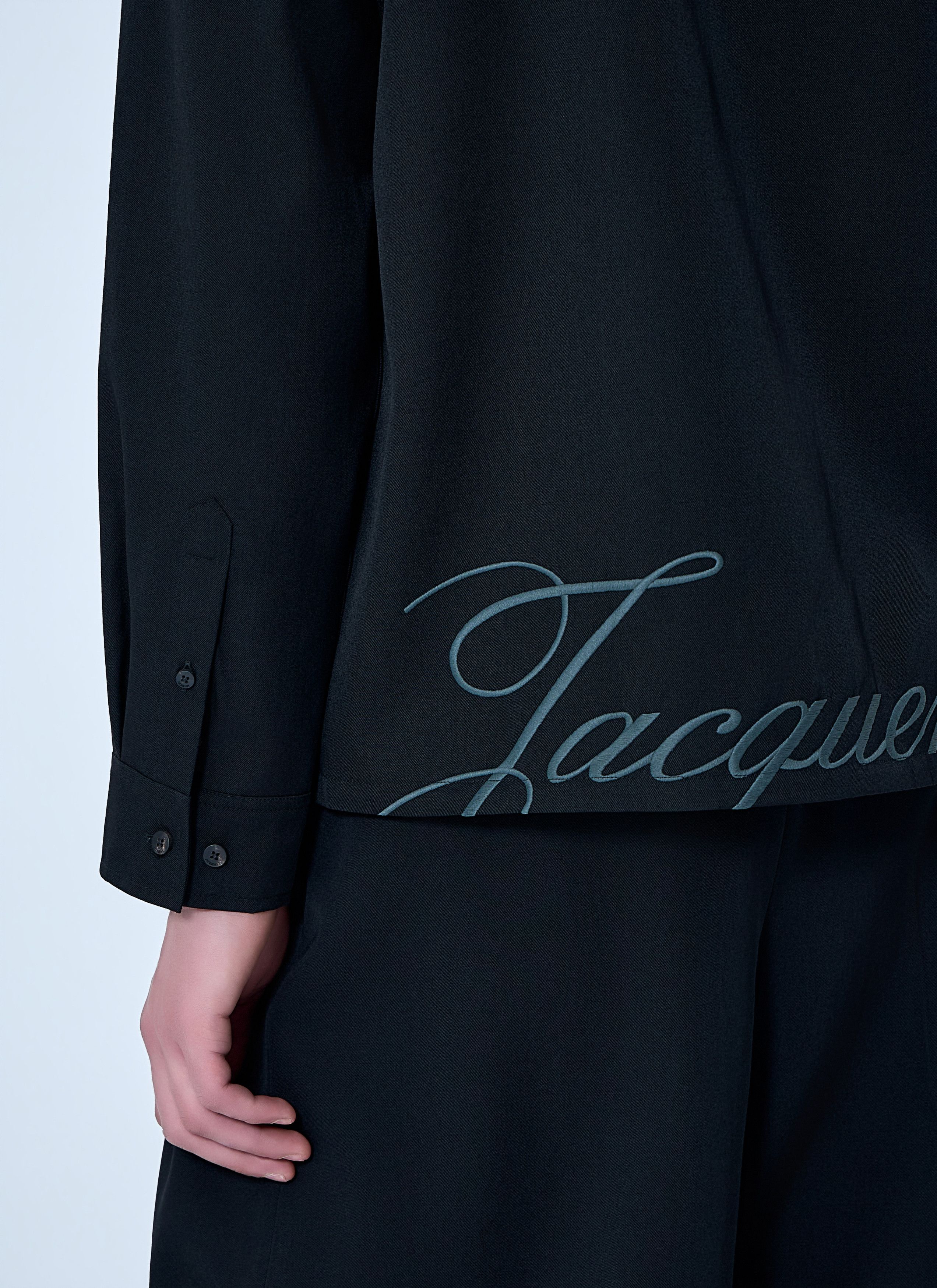 Jacquemus Zip-Front Cotton Shirt Size US M / EU 48-50 / 2 - 6 Thumbnail