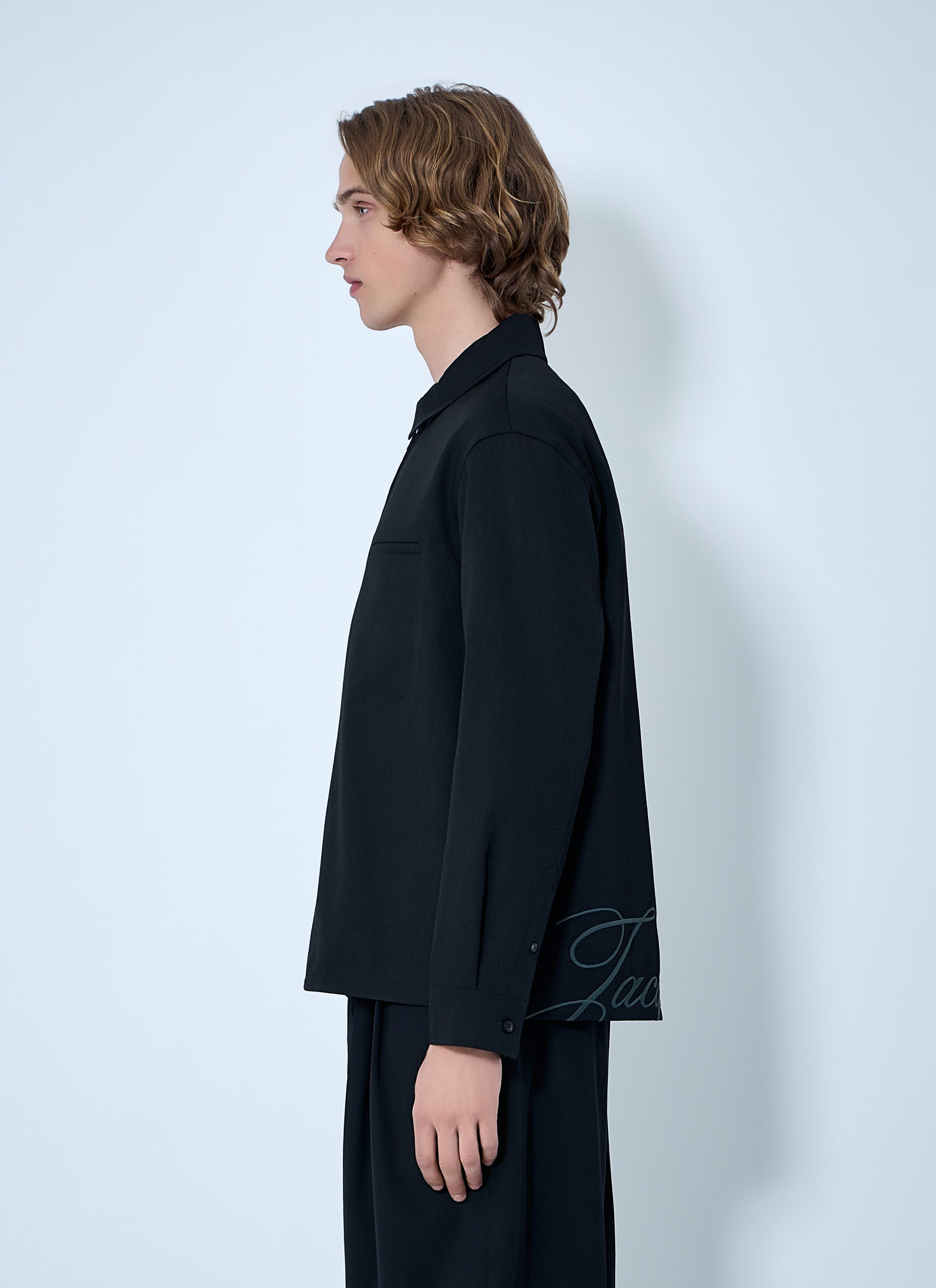 Jacquemus Zip-Front Cotton Shirt Size US M / EU 48-50 / 2 - 3 Thumbnail