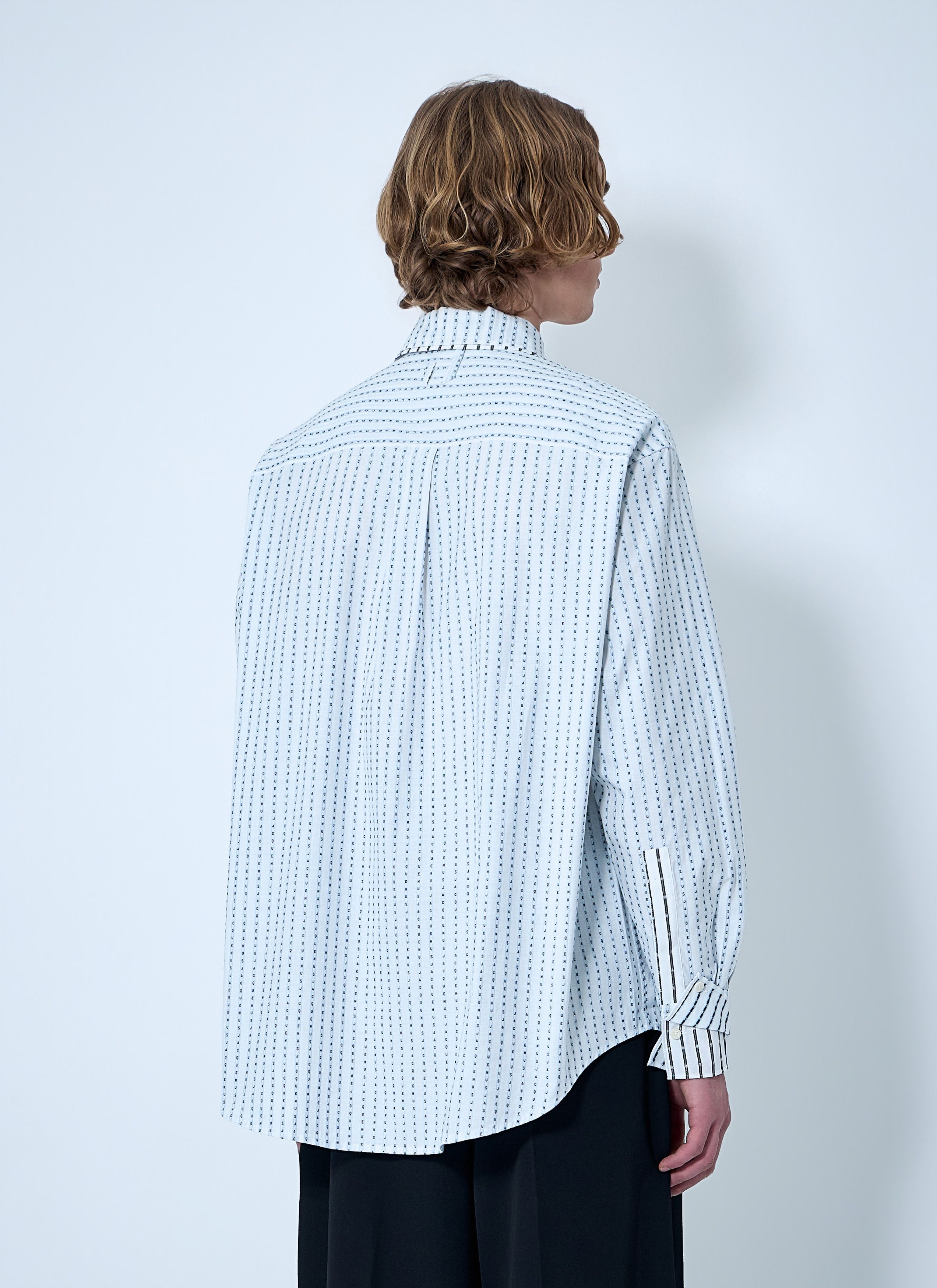 Jacquemus Patterned Cotton Poplin Shirt Size US M / EU 48-50 / 2 - 4 Thumbnail