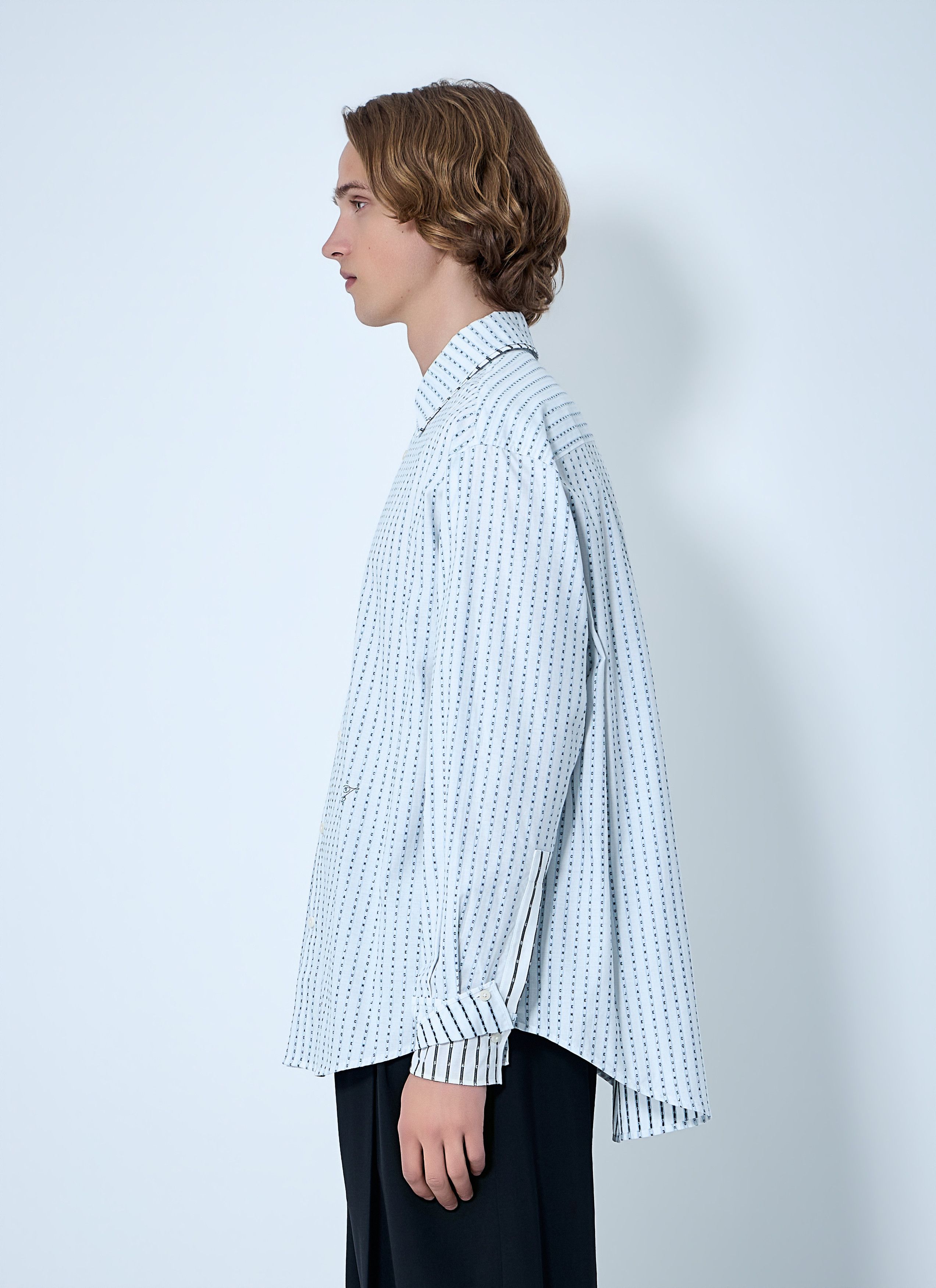 Jacquemus Patterned Cotton Poplin Shirt Size US M / EU 48-50 / 2 - 3 Thumbnail