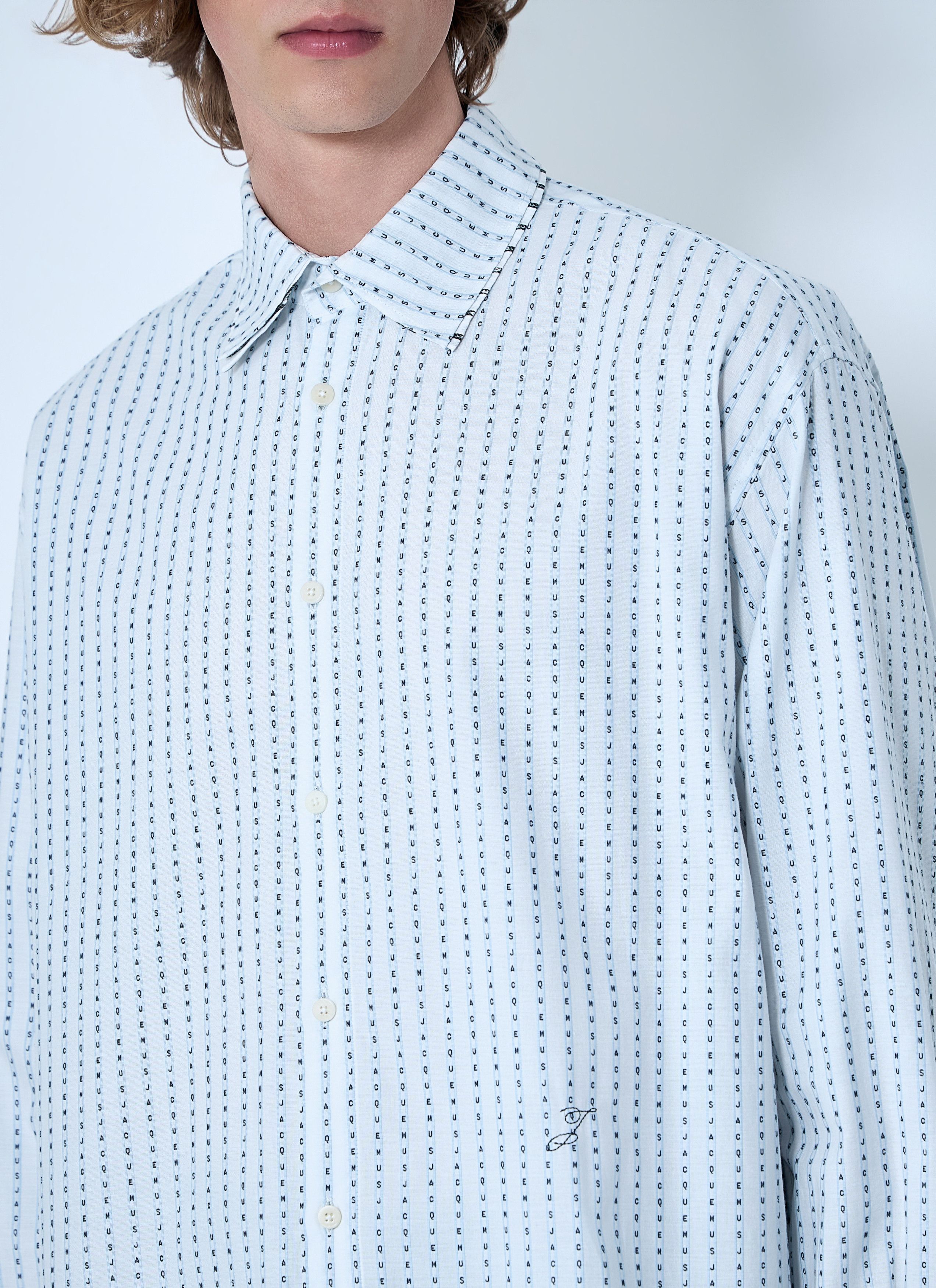 Jacquemus Patterned Cotton Poplin Shirt Size US M / EU 48-50 / 2 - 5 Thumbnail