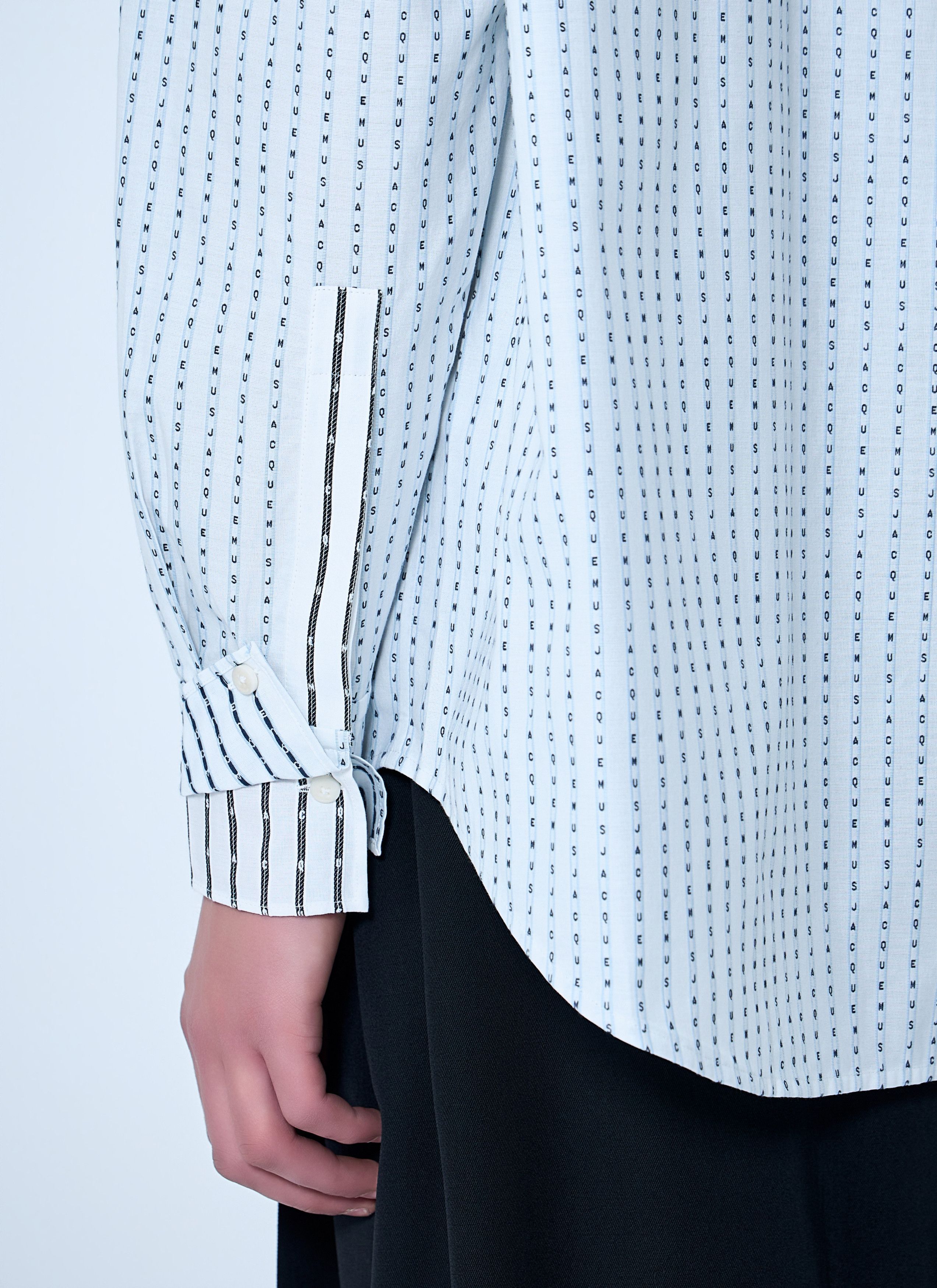 Jacquemus Patterned Cotton Poplin Shirt Size US L / EU 52-54 / 3 - 6 Thumbnail