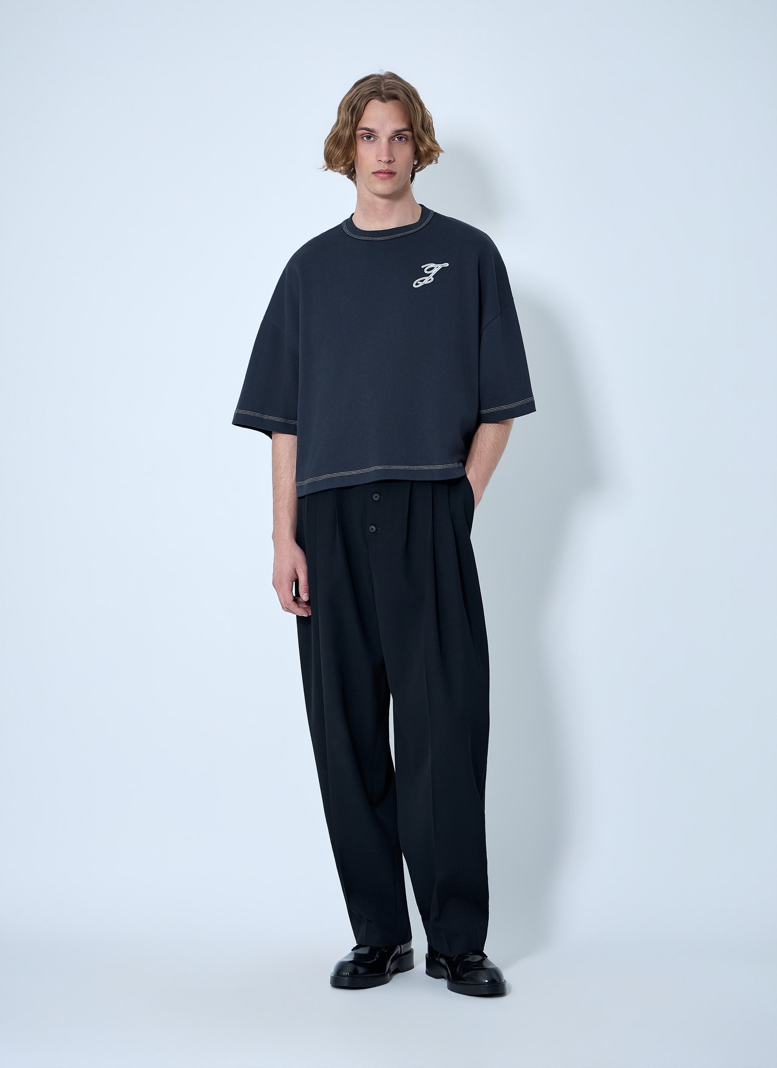 Jacquemus Oversized Logo T-Shirt Size US M / EU 48-50 / 2 - 2 Thumbnail