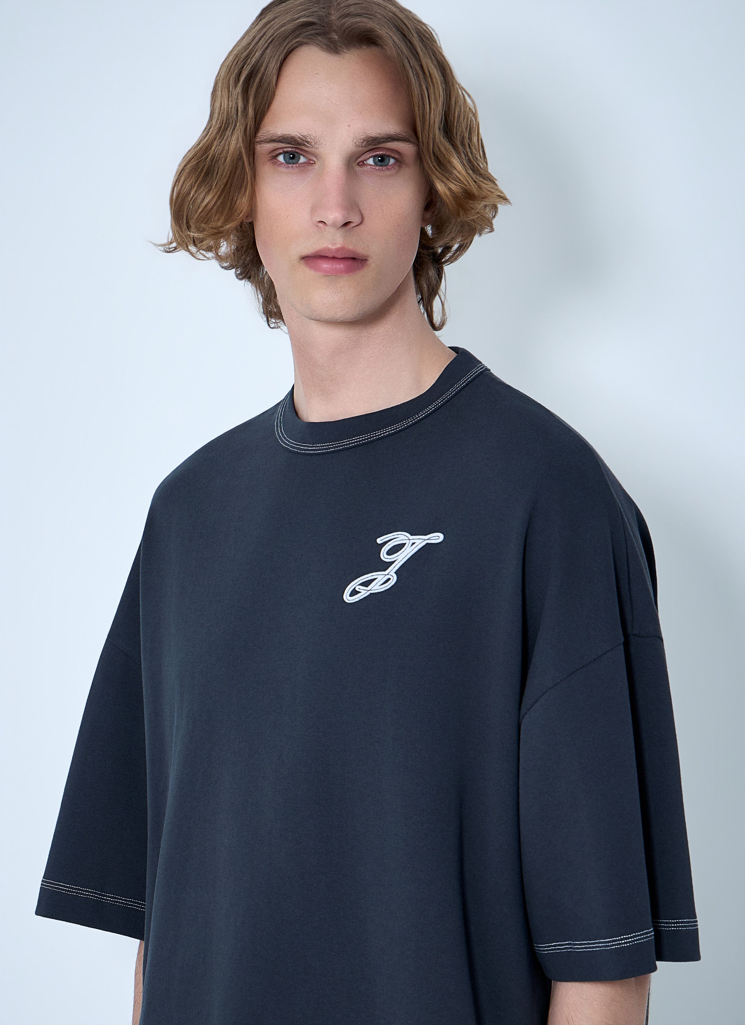 Jacquemus Oversized Logo T-Shirt Size US M / EU 48-50 / 2 - 5 Thumbnail