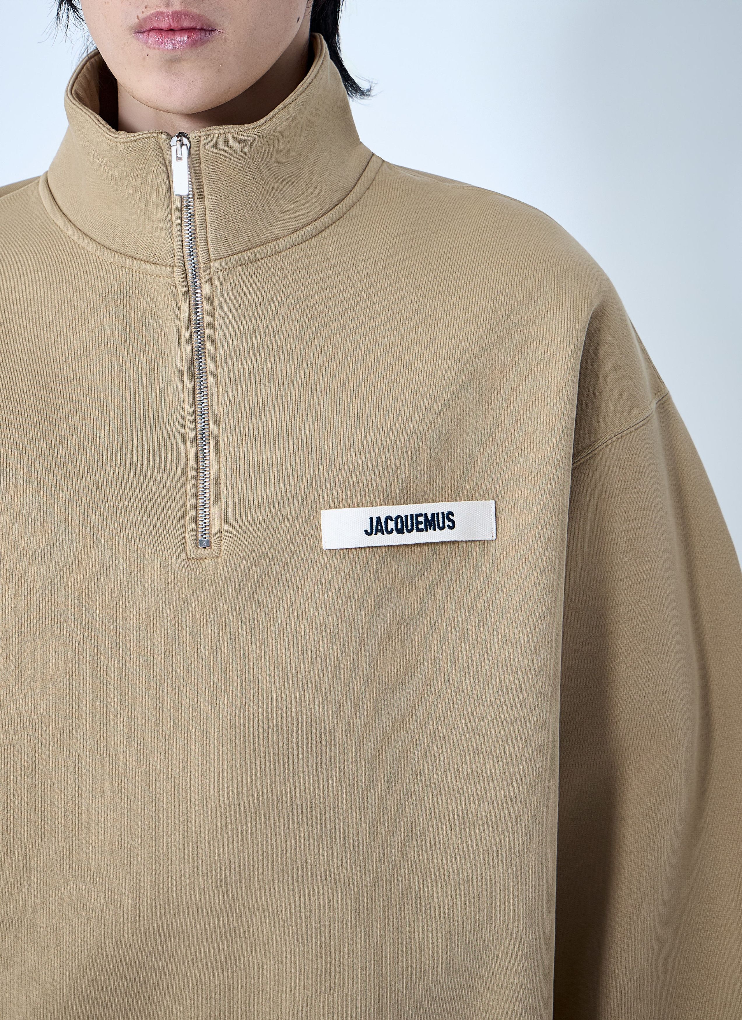 Jacquemus Le Camionneur Gros Grain Zip Sweatshirt Size US M / EU 48-50 / 2 - 5 Thumbnail