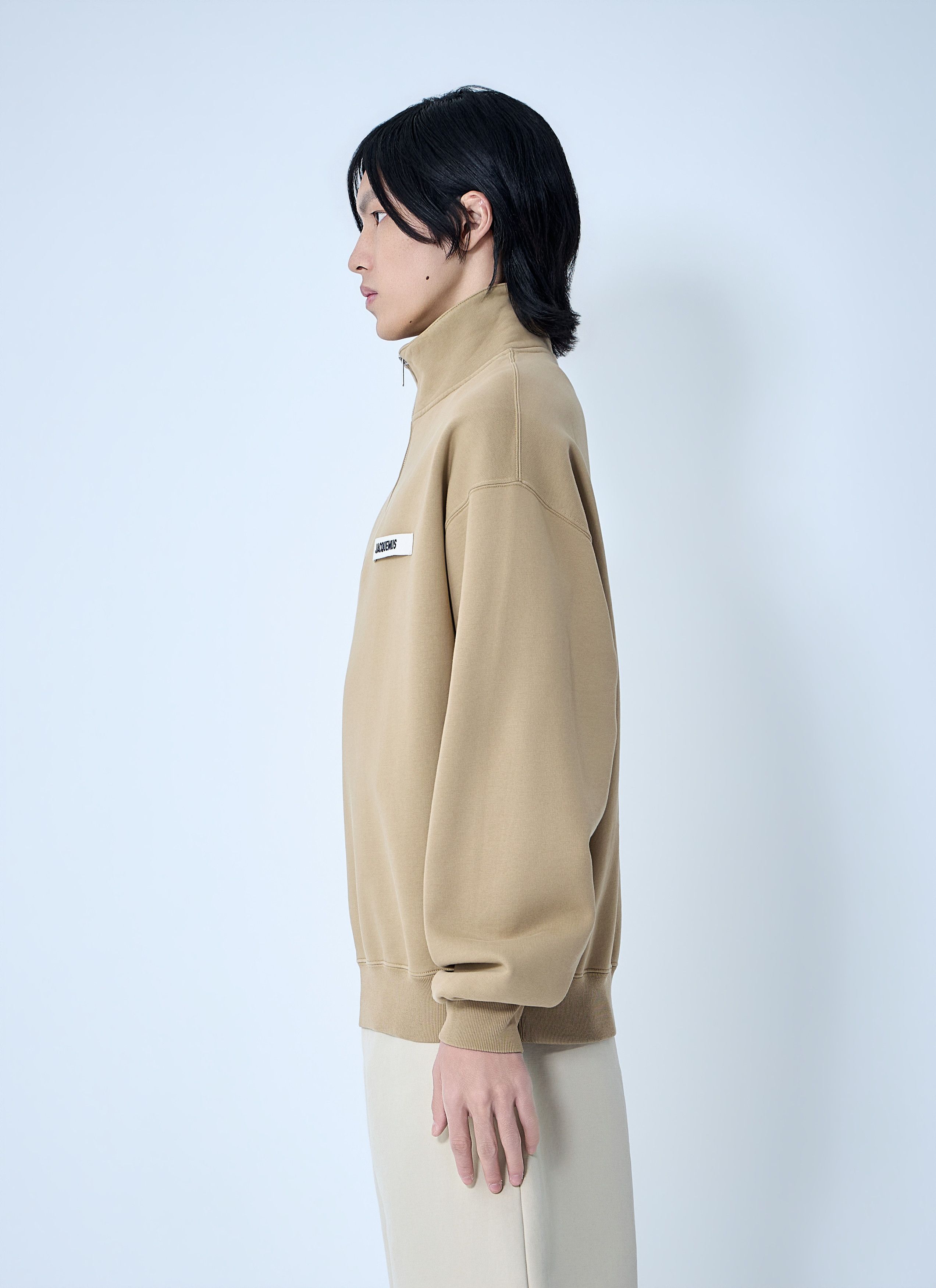 Jacquemus Le Camionneur Gros Grain Zip Sweatshirt Size US S / EU 44-46 / 1 - 3 Thumbnail