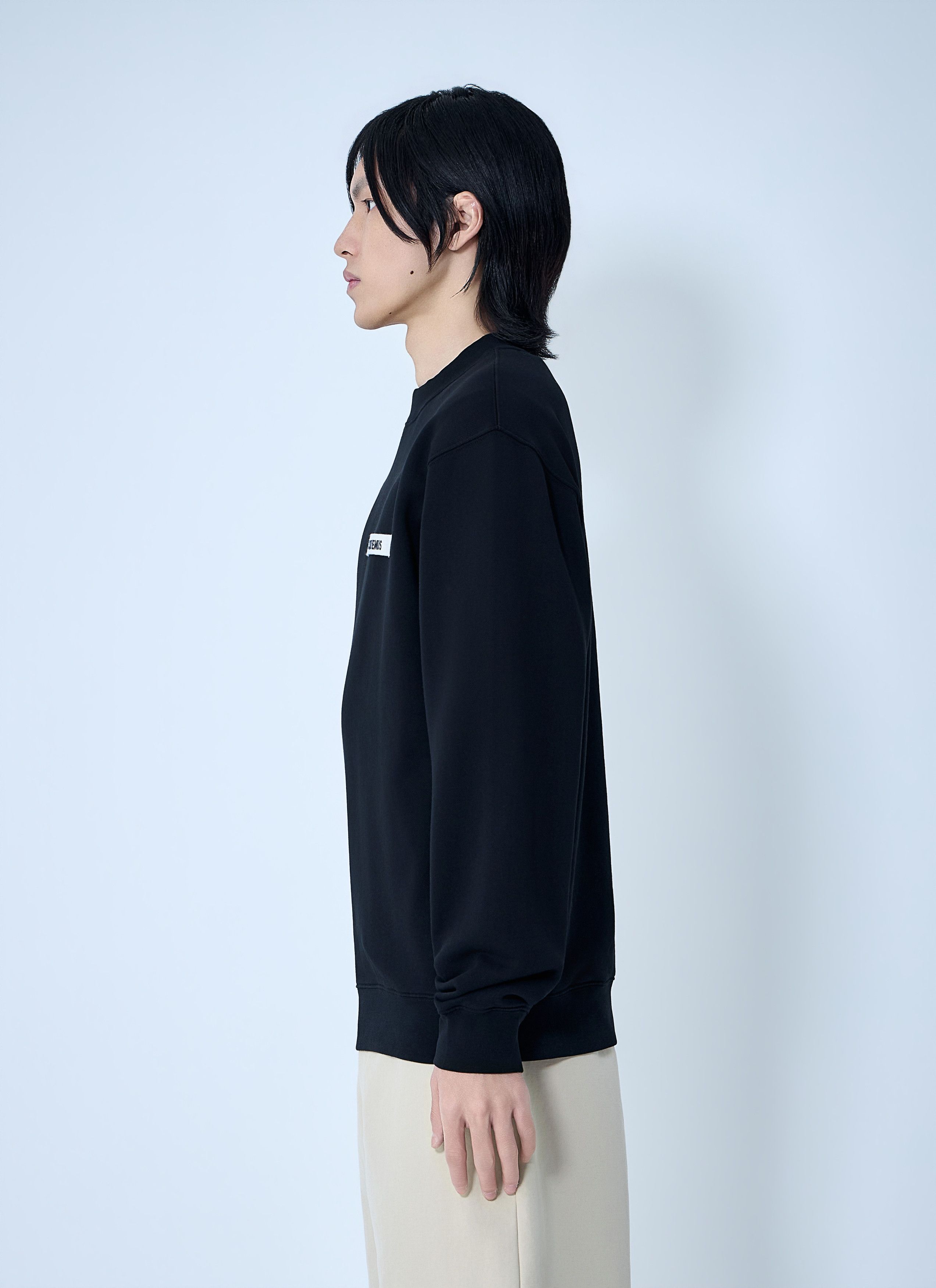 Jacquemus Le Camionneur Gros Grain Sweatshirt Size US L / EU 52-54 / 3 - 3 Thumbnail