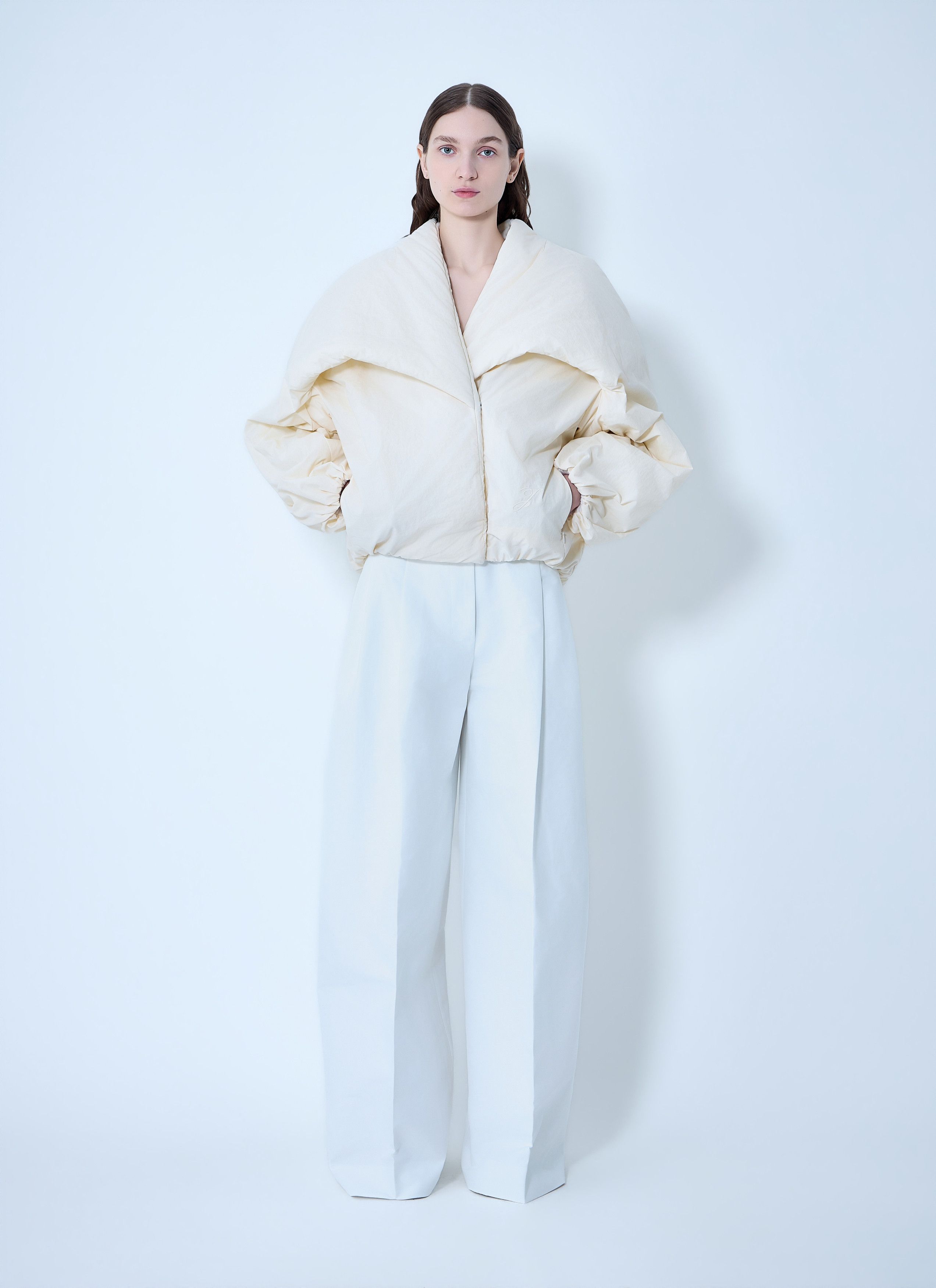 Jacquemus The Châle Bomber Jacket Size S / US 4 / IT 40 - 2 Thumbnail