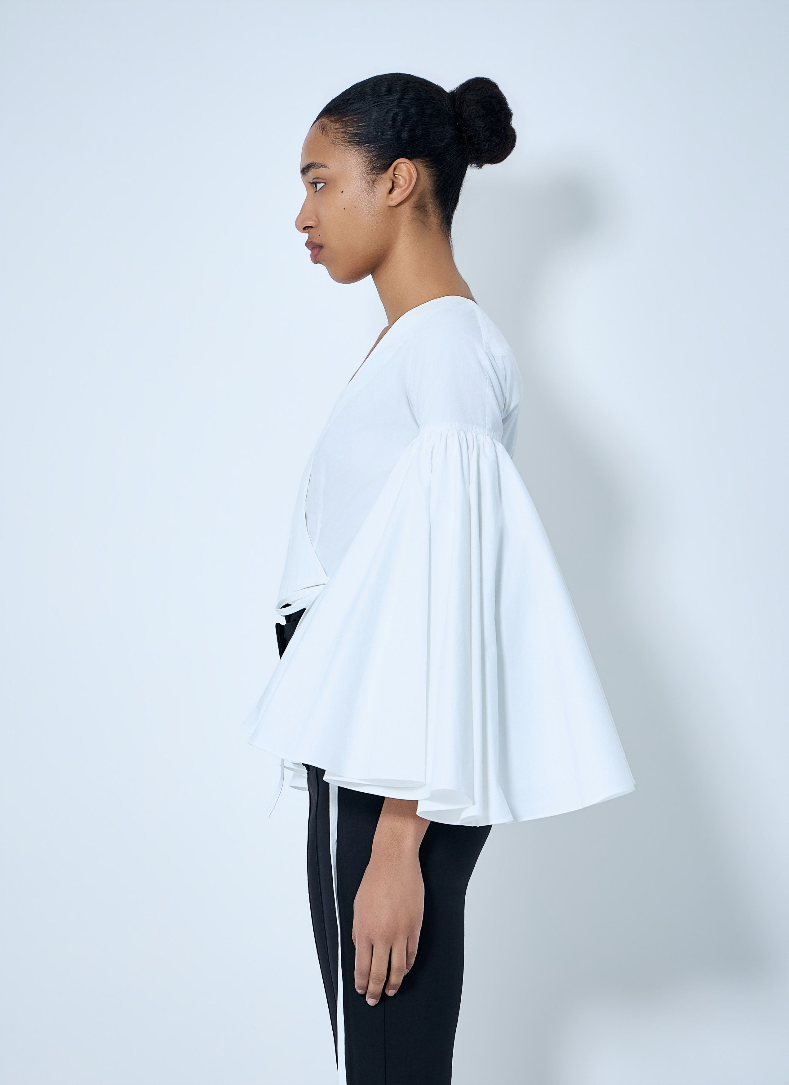 Jacquemus V-Neck Wrap Blouse Size M / US 6-8 / IT 42-44 - 3 Thumbnail