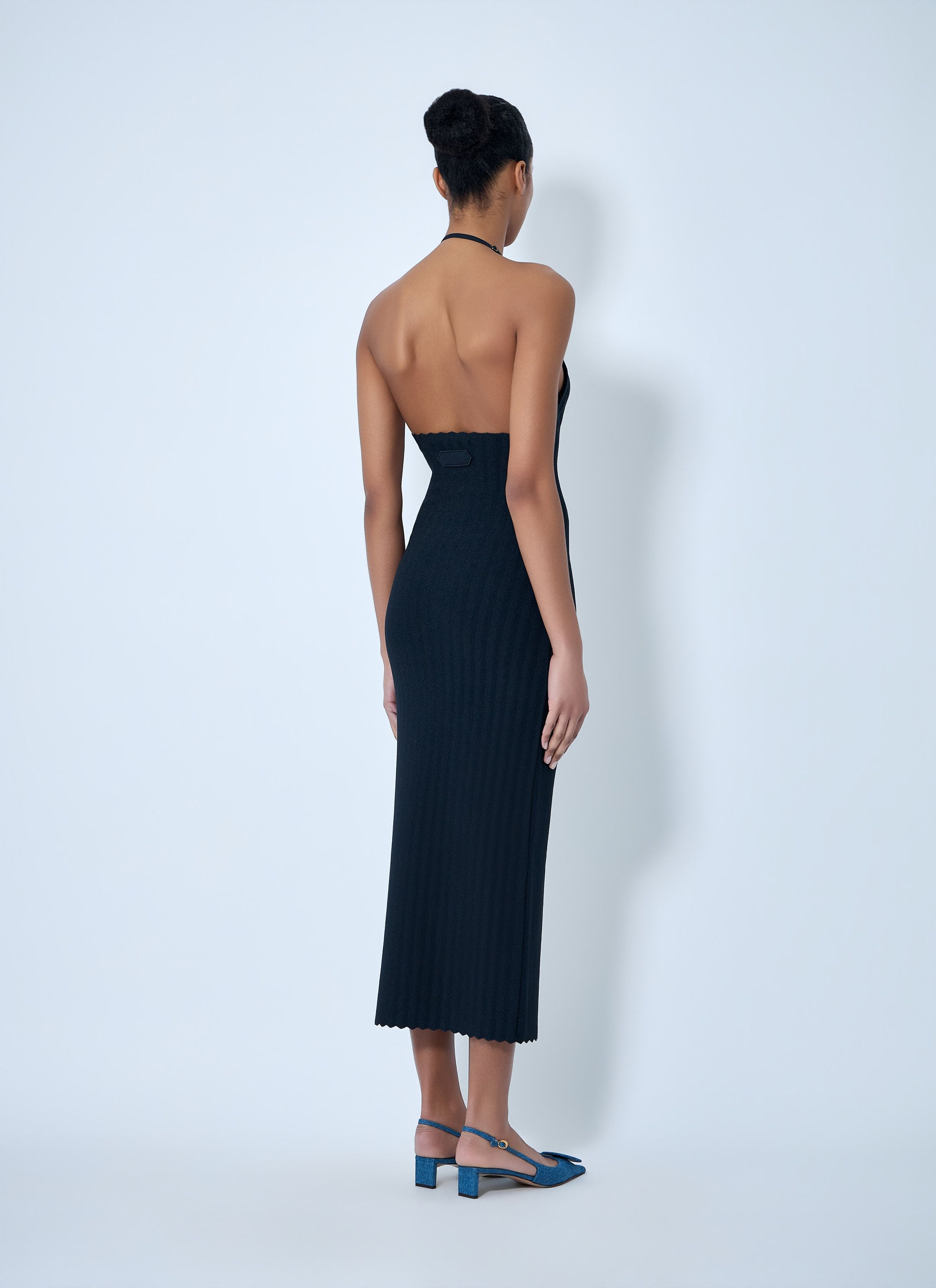Jacquemus Halterneck Ribbed Knit Dress Size S / US 4 / IT 40 - 4 Thumbnail