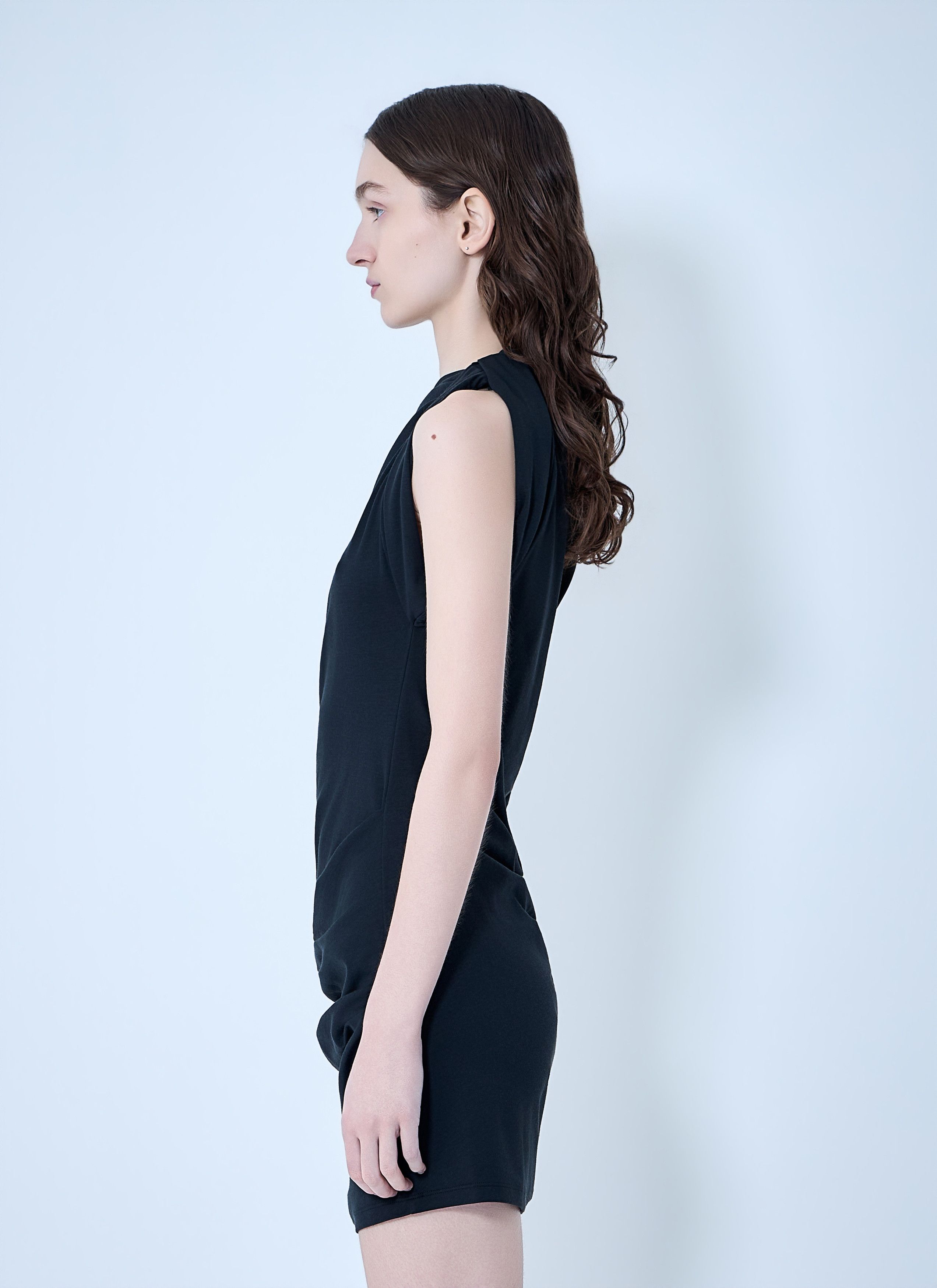 Jacquemus La Mini Robe Drapeado Mini Dress Size XS / US 0-2 / IT 36-38 - 3 Thumbnail