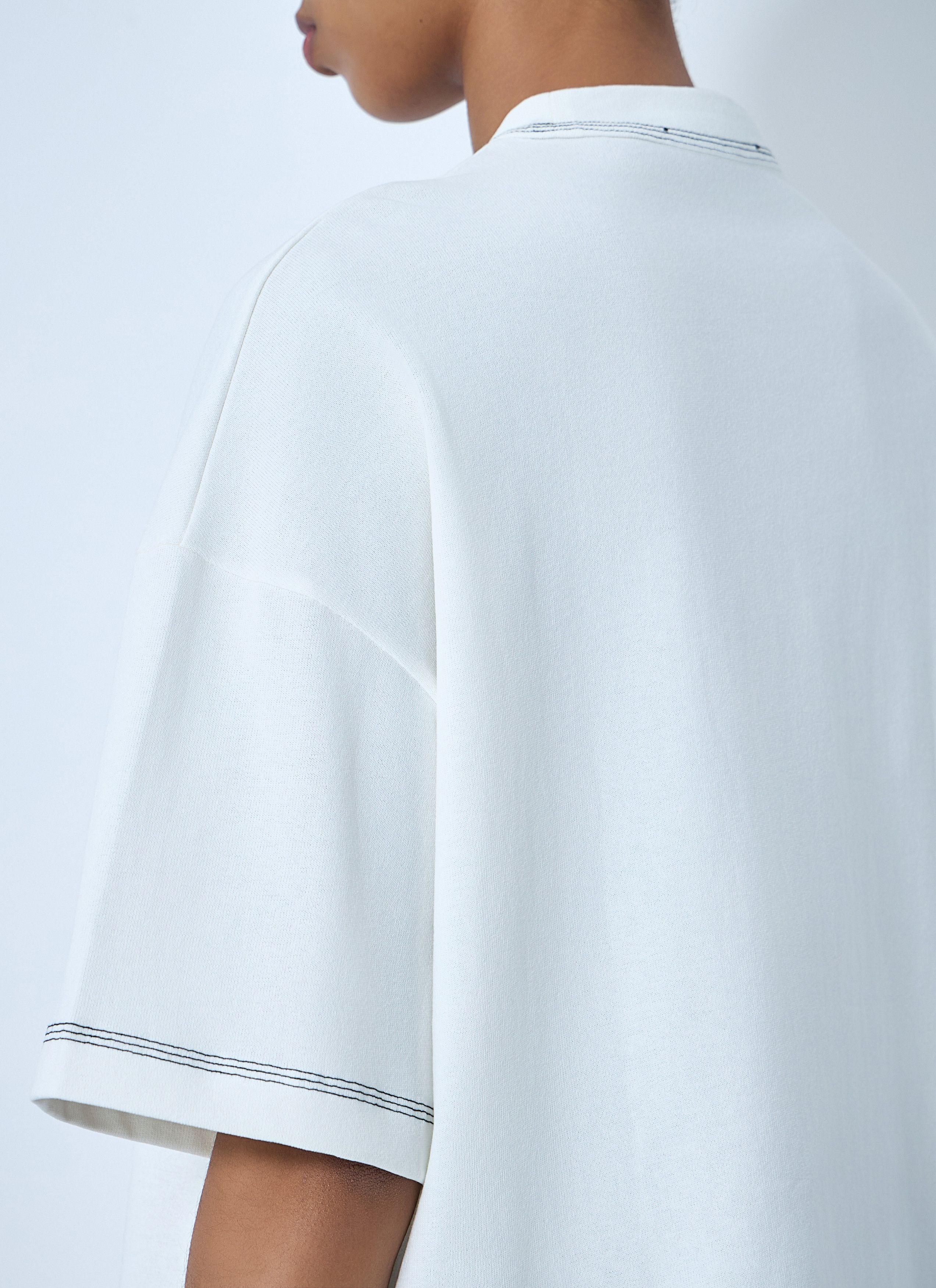 Jacquemus Logo Embroidered Boxy T-Shirt Size S / US 4 / IT 40 - 6 Thumbnail