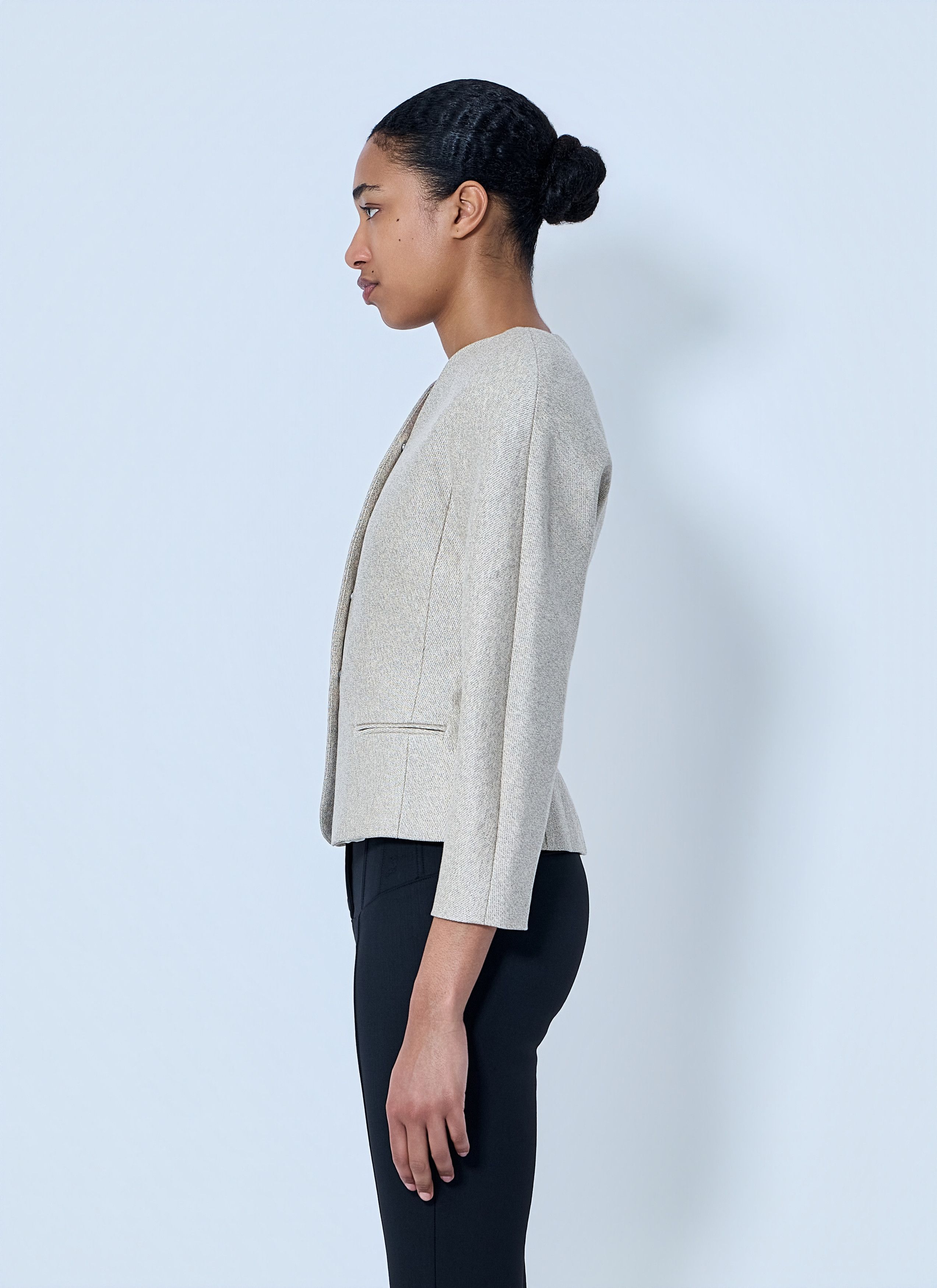 Jacquemus La Petite Veste Ovalo Jacket Size S / US 4 / IT 40 - 3 Thumbnail