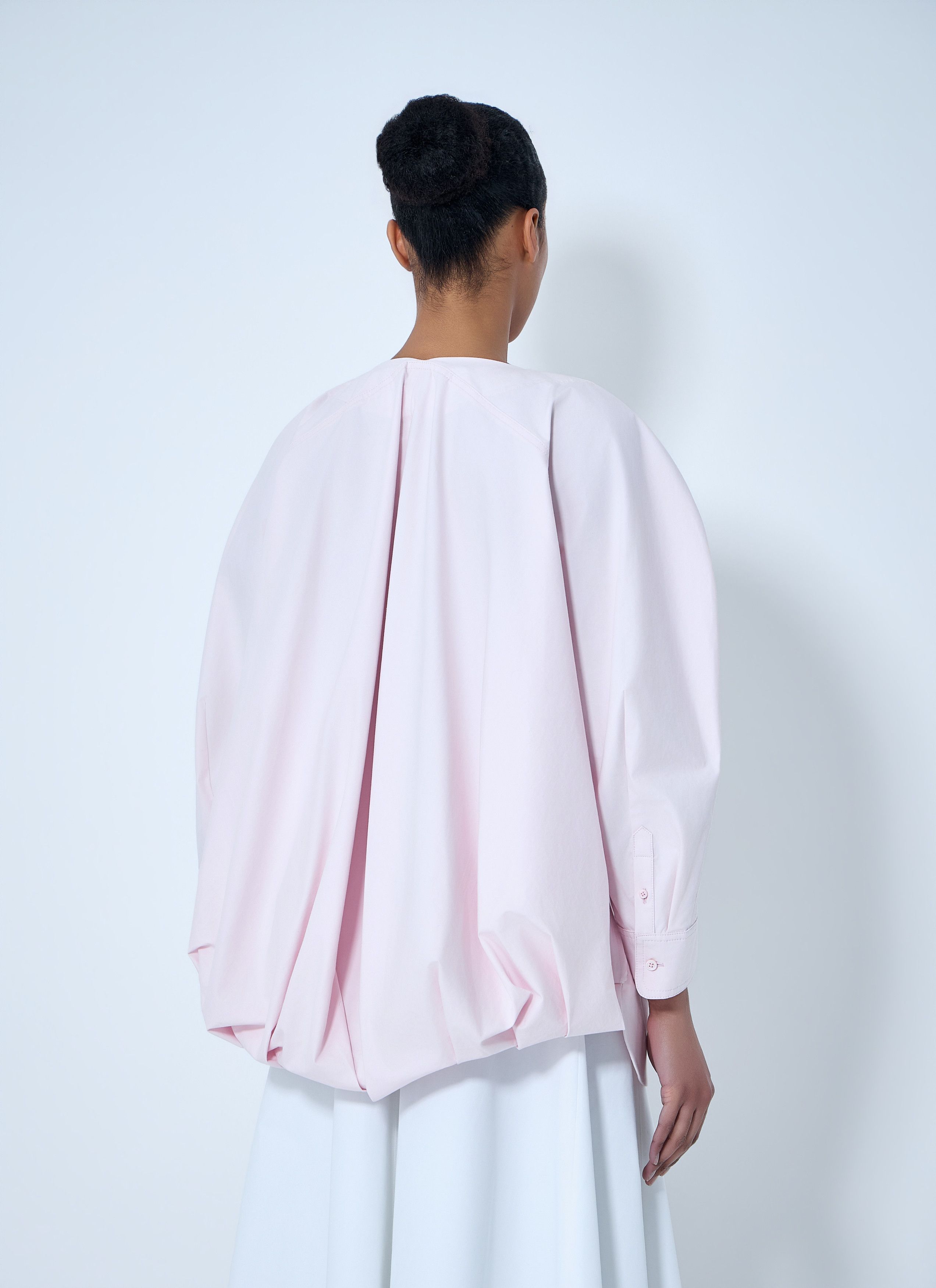 Jacquemus Structured Cotton Poplin Blouse Size S / US 4 / IT 40 - 4 Thumbnail