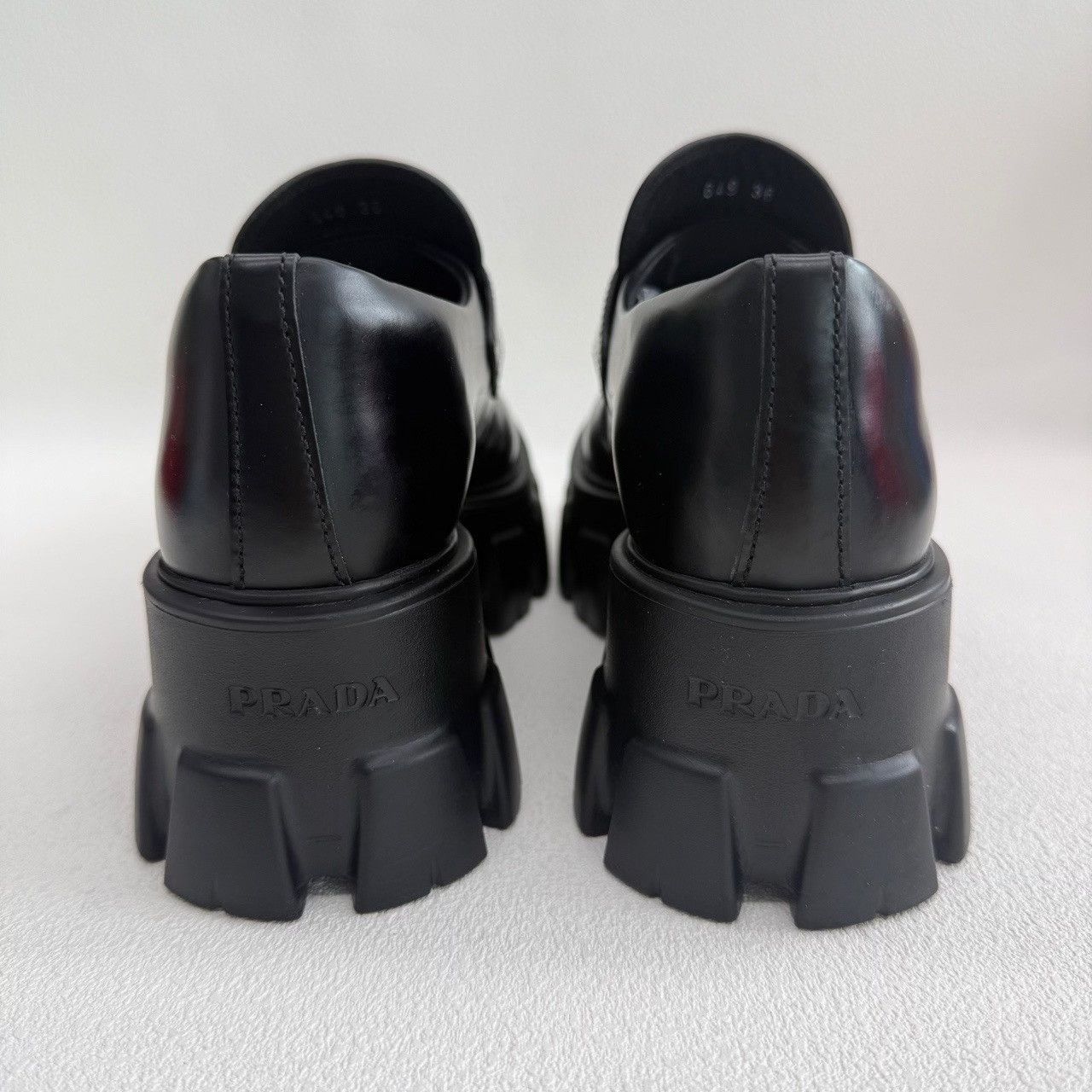 Prada Prada Monolith Leather Loafers Size 36 Size US 6 / IT 36 - 6 Thumbnail