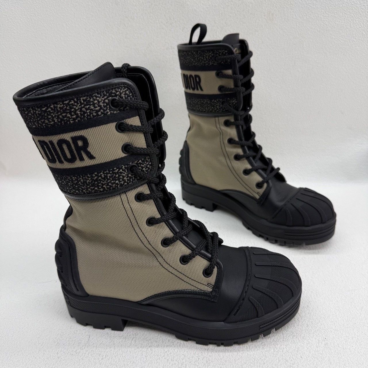 Dior Dior D-Major Canvas and Leather Boots Size 35 Size US 5 / IT 35 - 4 Thumbnail