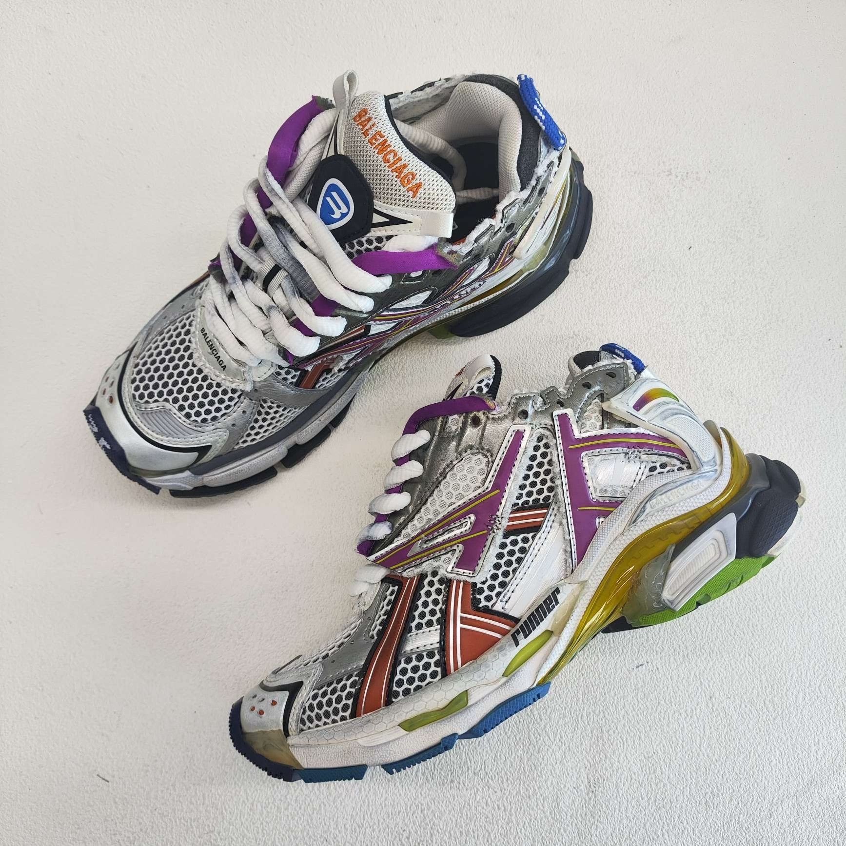 Balenciaga Balenciaga Multi Runner Sneakers Size 35 Size US 5 / IT 35 - 9 Thumbnail