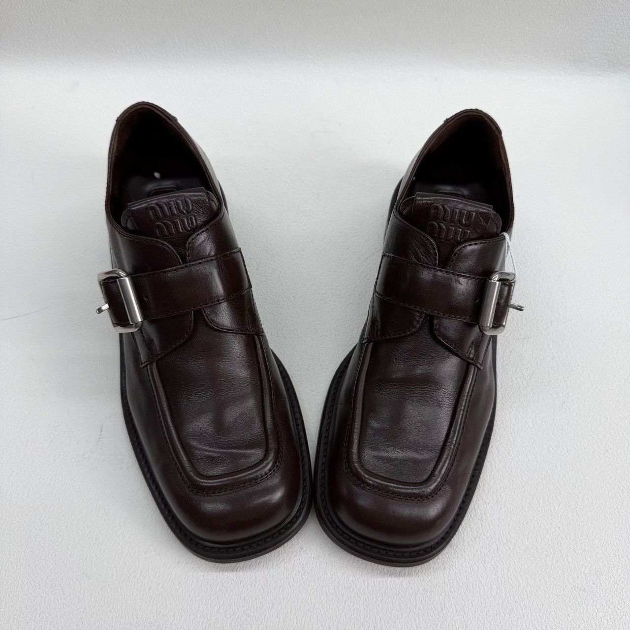 Miu Miu Miu Miu Buckle Loafers Size 39 Size US 9 / IT 39 - 10 Thumbnail