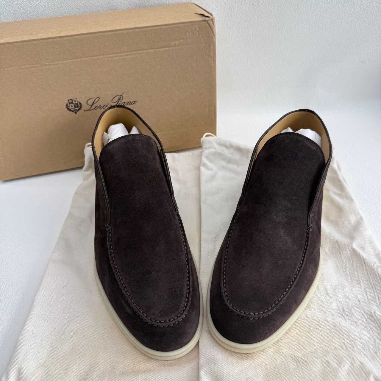Loro Piana Loro Piana Open Walk Suede Shoes Size US 9 / EU 42 Size US 9 / EU 42 - 4 Thumbnail