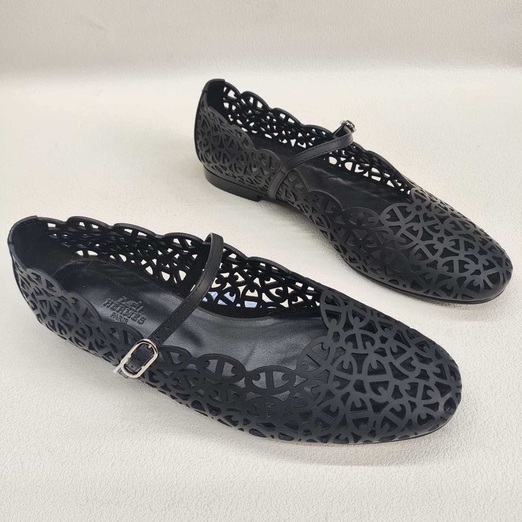 Hermes Hermès Cutout Ballet Flats Size 38 Size US 8 / IT 38 - 4 Thumbnail
