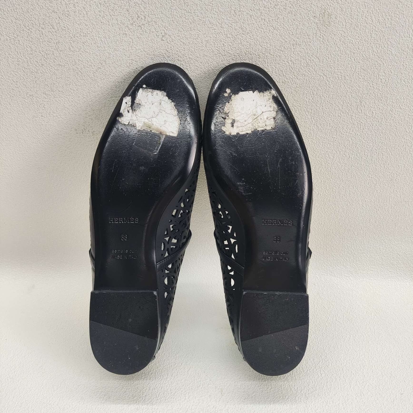 Hermes Hermès Cutout Ballet Flats Size 38 Size US 8 / IT 38 - 8 Thumbnail