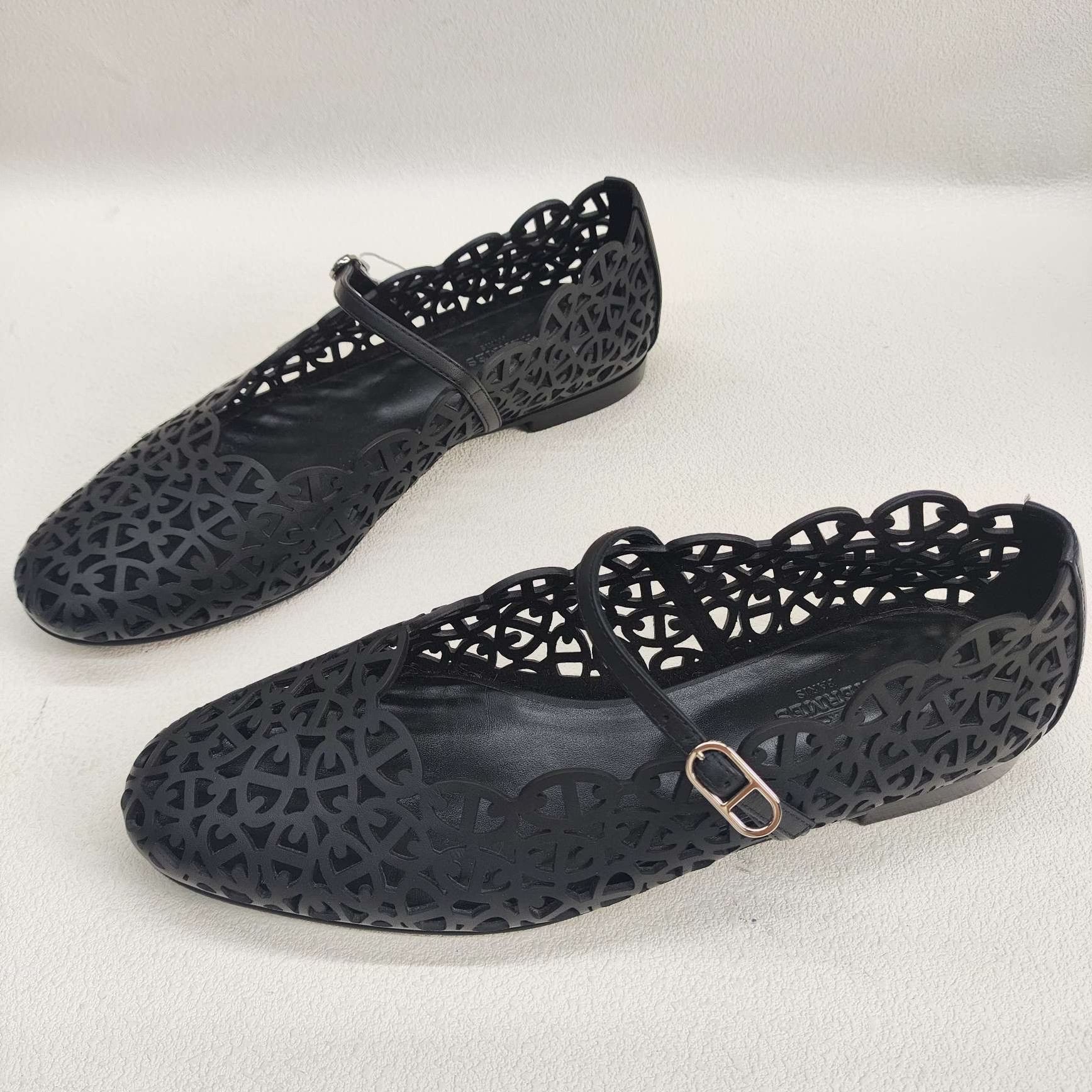 Hermes Hermès Cutout Ballet Flats Size 38 Size US 8 / IT 38 - 2 Thumbnail