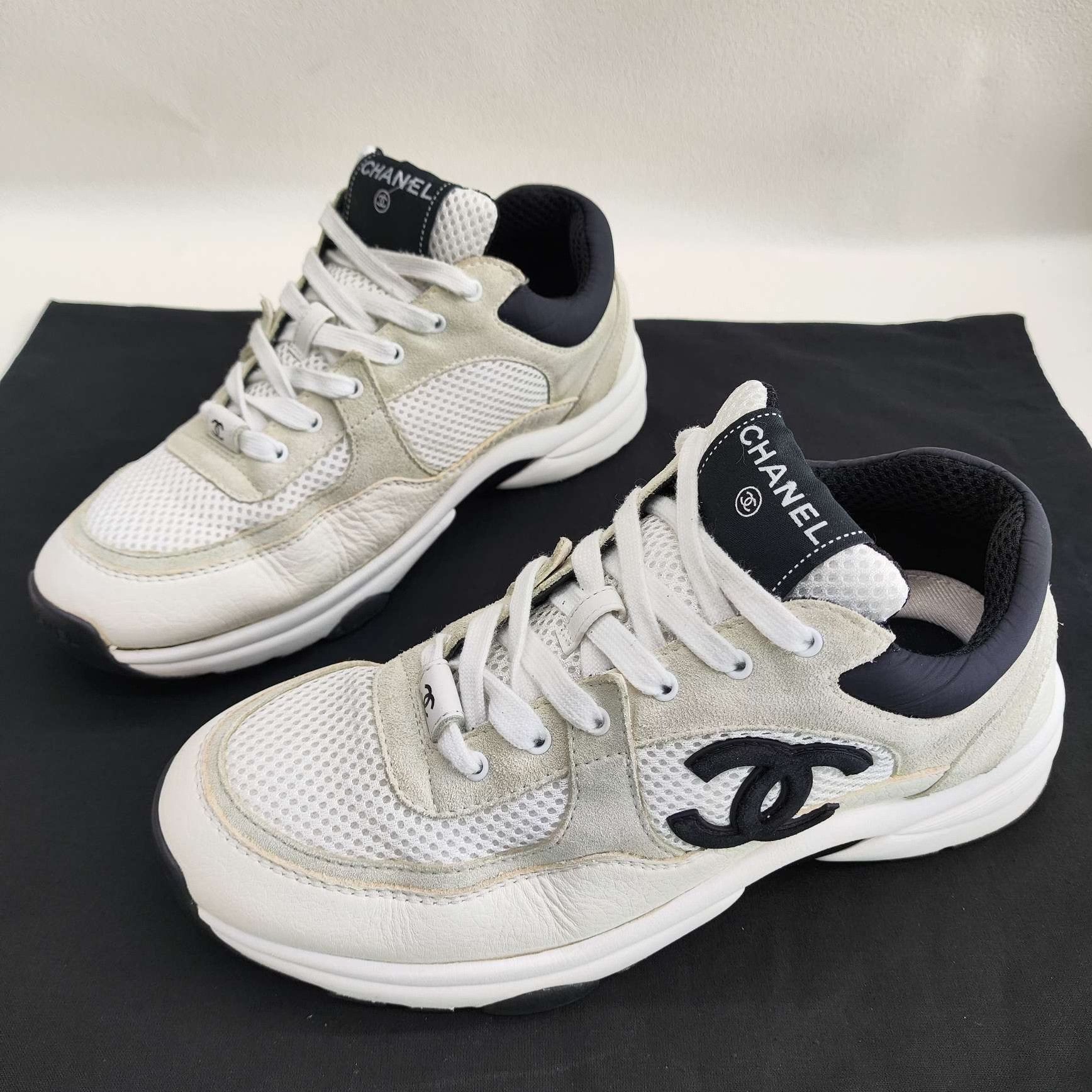 Chanel Chanel CC Logo Mesh Sneakers Size 39 Size US 9 / IT 39 - 2 Thumbnail