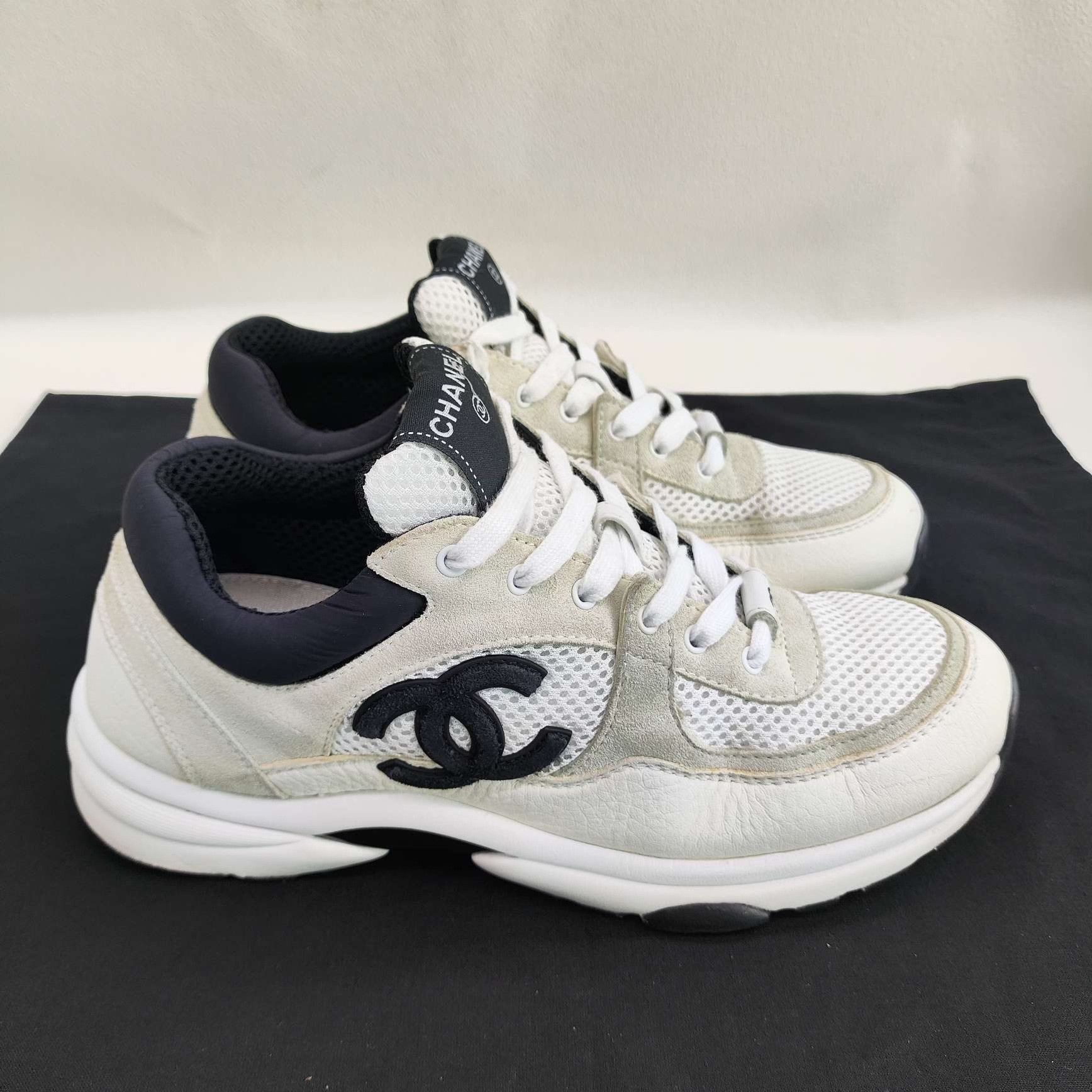 Chanel Chanel CC Logo Mesh Sneakers Size 39 Size US 9 / IT 39 - 5 Thumbnail