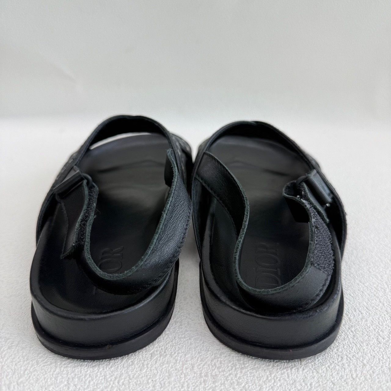 Dior Dior Oblique Canvas Cross Strap Sandals Size 37 Size US 7 / IT 37 - 6 Thumbnail