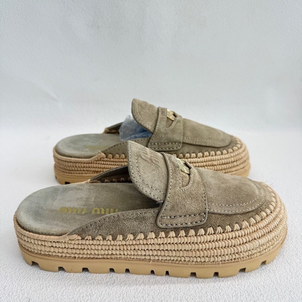 Miu Miu Miu Miu Suede Mules Size 36 Size US 6 / IT 36 - 5 Thumbnail
