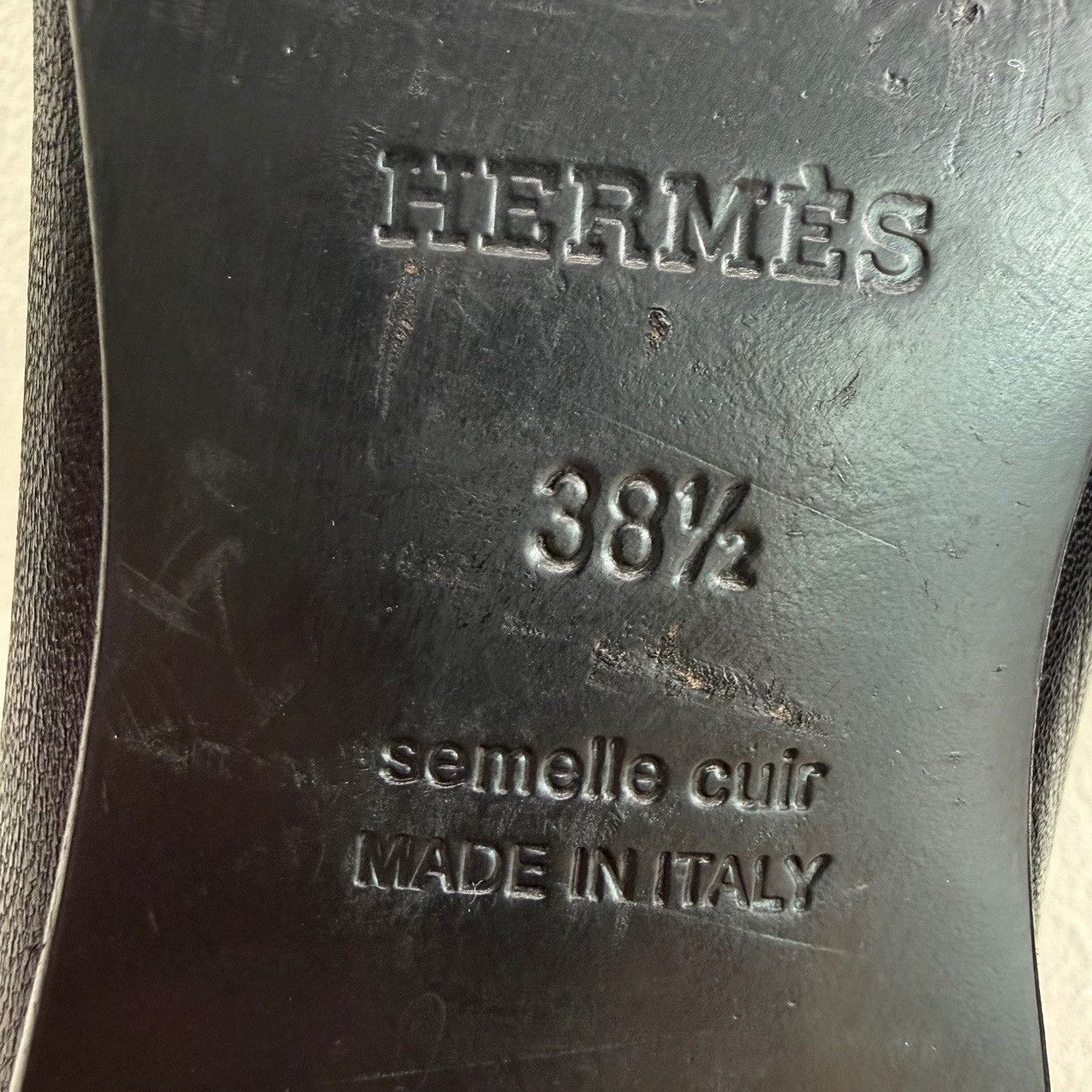 Hermes Hermès Paris Leather Loafers Size 38.5 Size US 8.5 / IT 38.5 - 9 Thumbnail