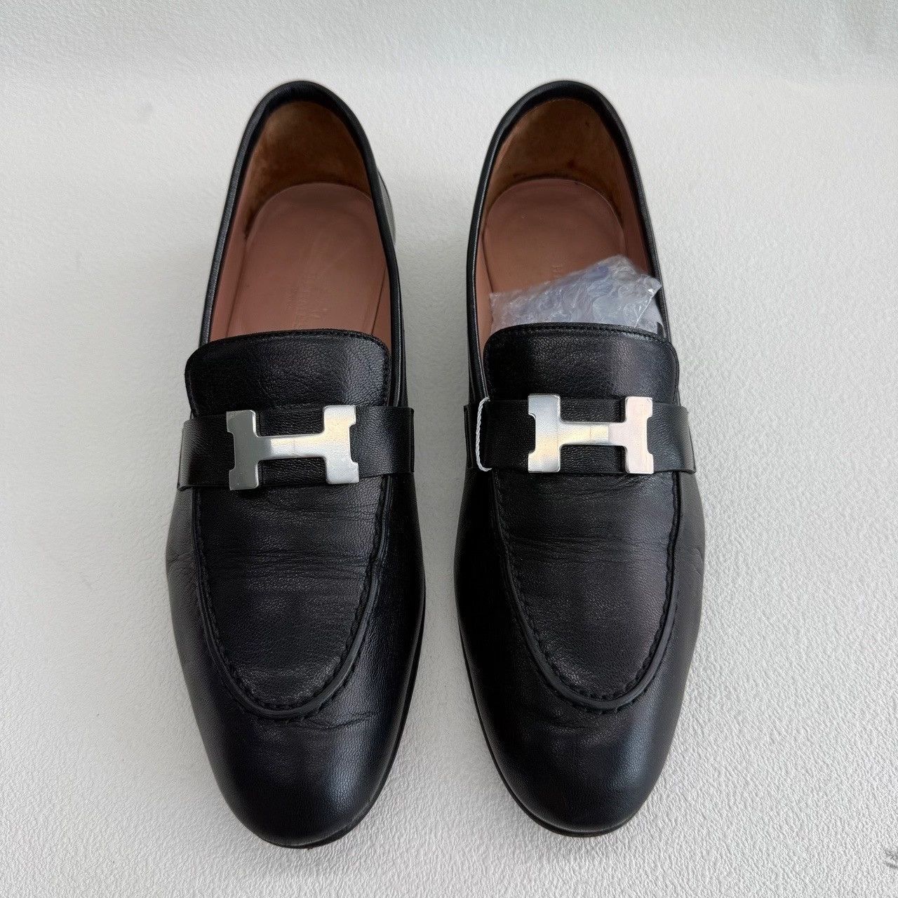 Hermes Hermès Paris Leather Loafers Size 38.5 Size US 8.5 / IT 38.5 - 3 Thumbnail