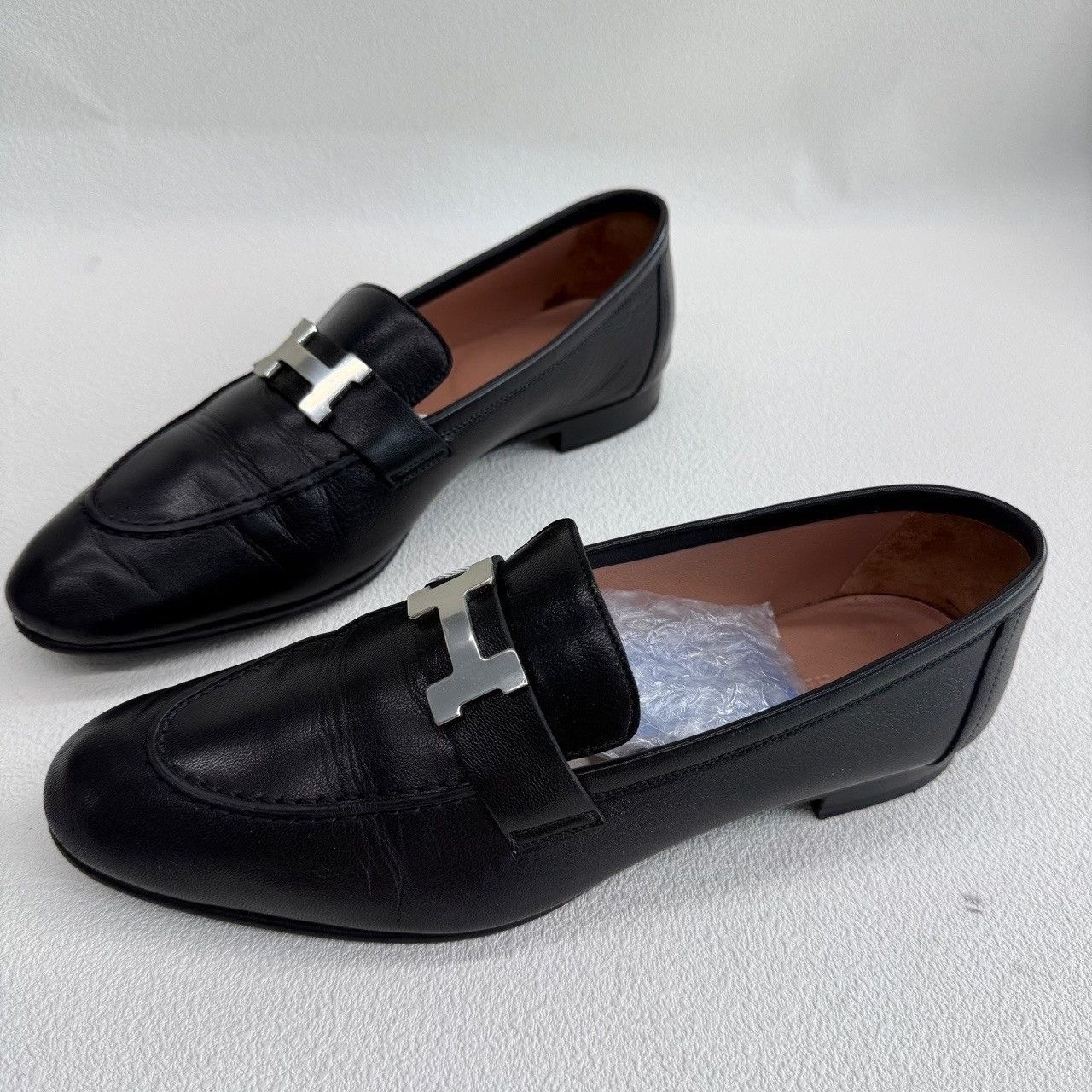 Hermes Hermès Paris Leather Loafers Size 38.5 Size US 8.5 / IT 38.5 - 2 Thumbnail