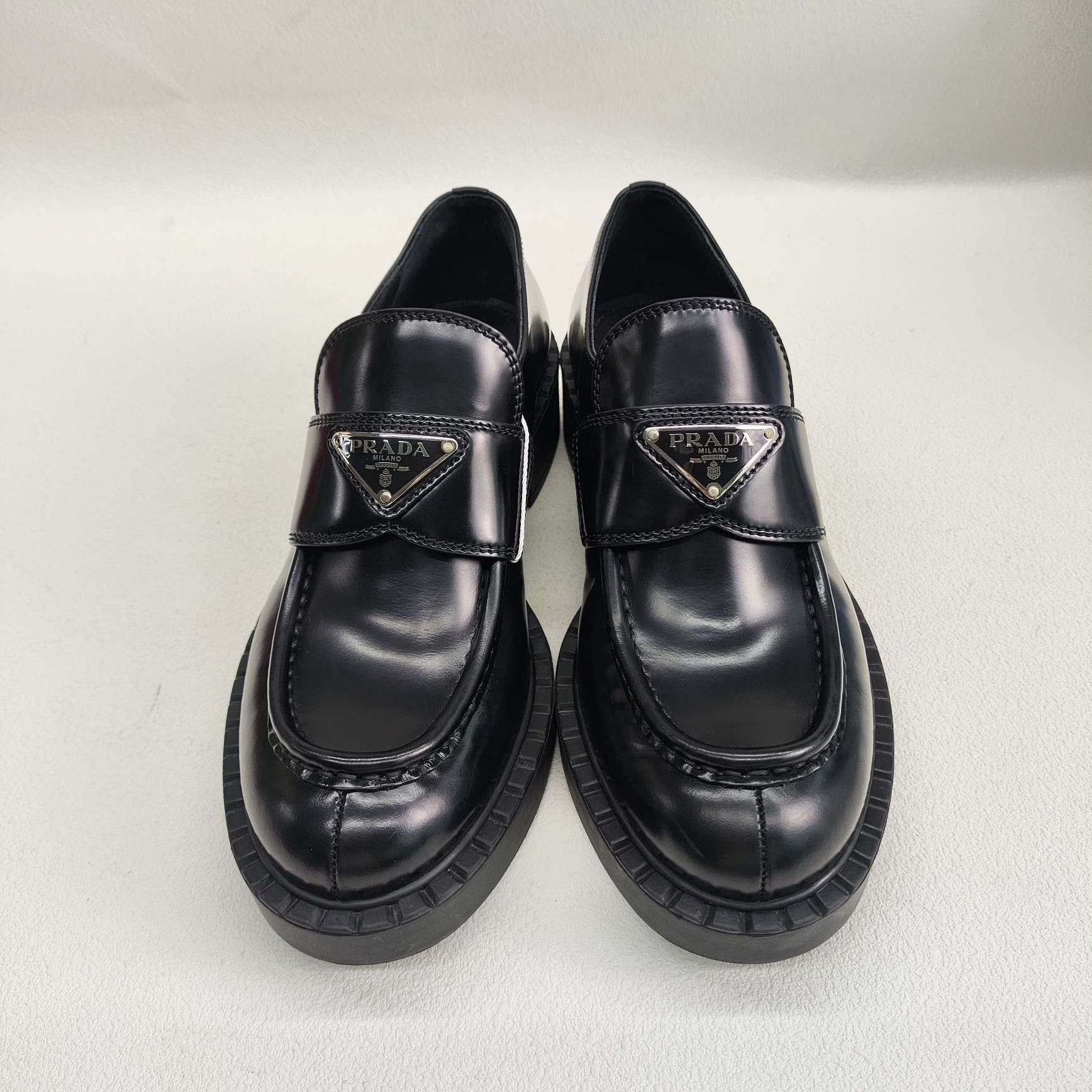 Prada Prada Logo Platform Loafers Size 36.5 Size US 6.5 / IT 36.5 - 3 Thumbnail