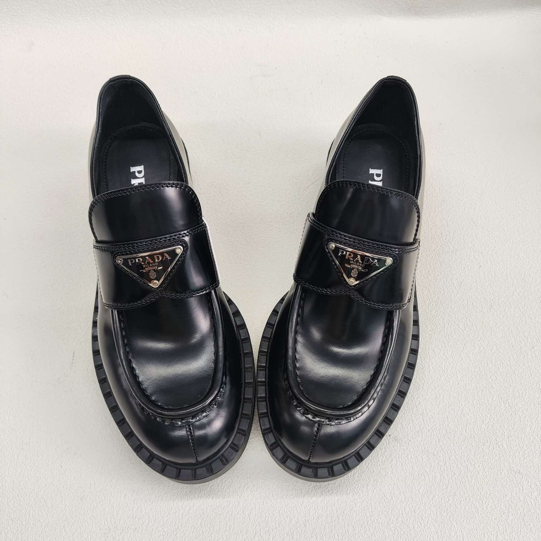 Prada Prada Logo Platform Loafers Size 36.5 Size US 6.5 / IT 36.5 - 9 Thumbnail