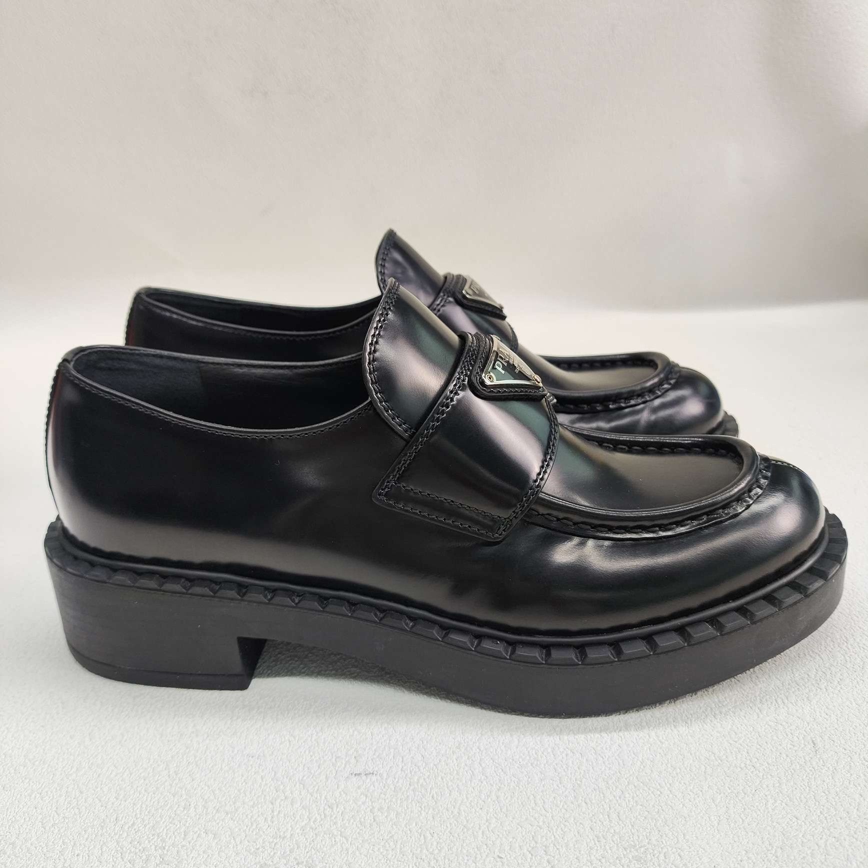Prada Prada Logo Platform Loafers Size 36.5 Size US 6.5 / IT 36.5 - 5 Thumbnail