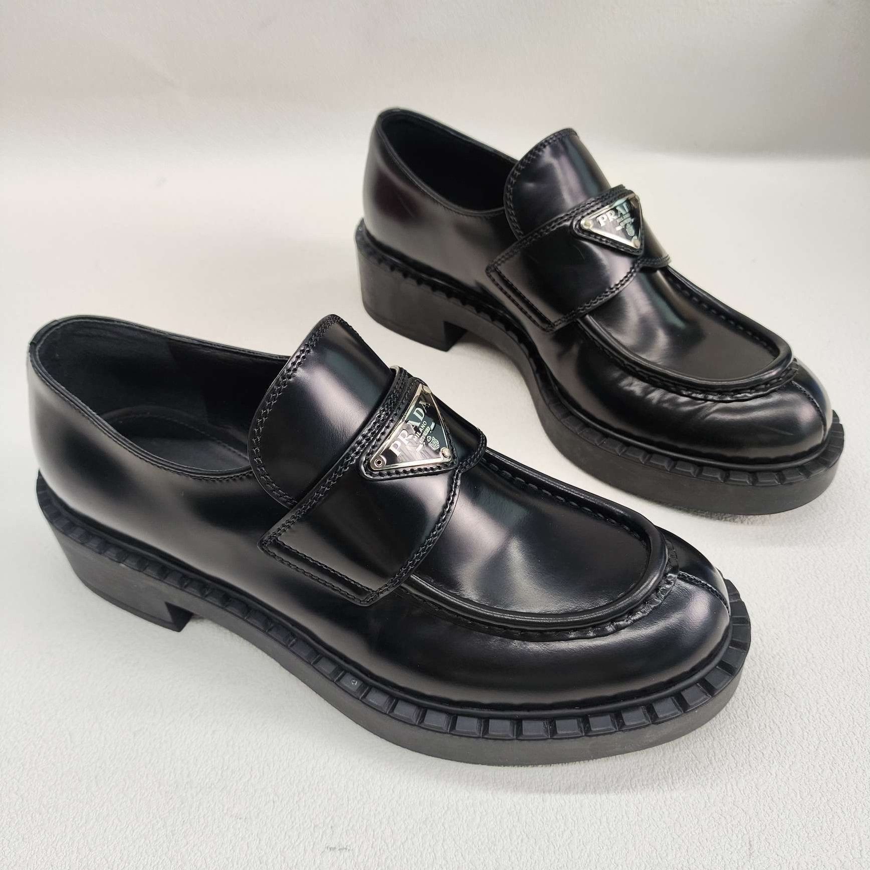 Prada Prada Logo Platform Loafers Size 36.5 Size US 6.5 / IT 36.5 - 4 Thumbnail