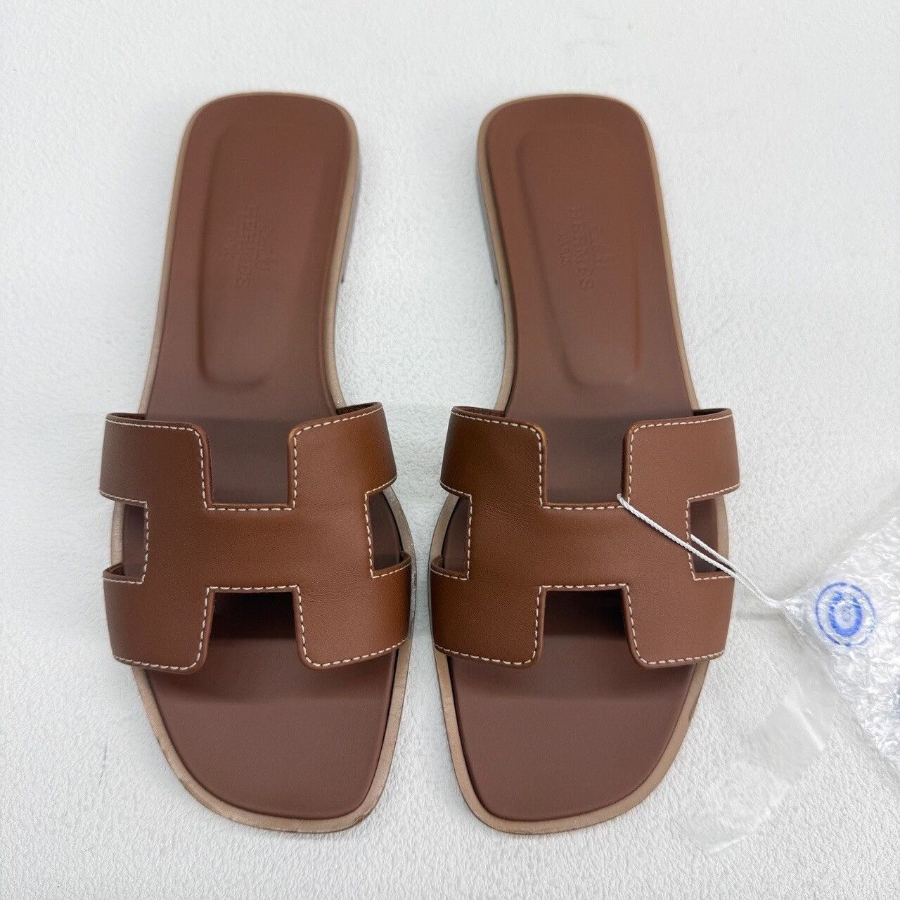 Hermes Hermès Oran Leather Sandals Size 36 Size US 6 / IT 36 - 3 Thumbnail