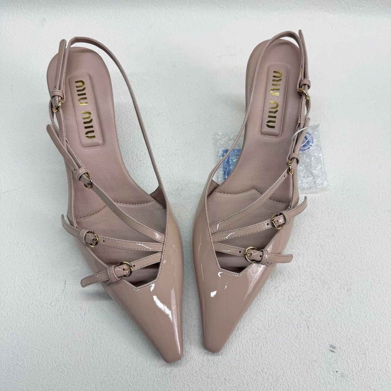 Miu Miu Miu Miu Patent Buckle Heels Size 37 Size US 7 / IT 37 - 10 Thumbnail