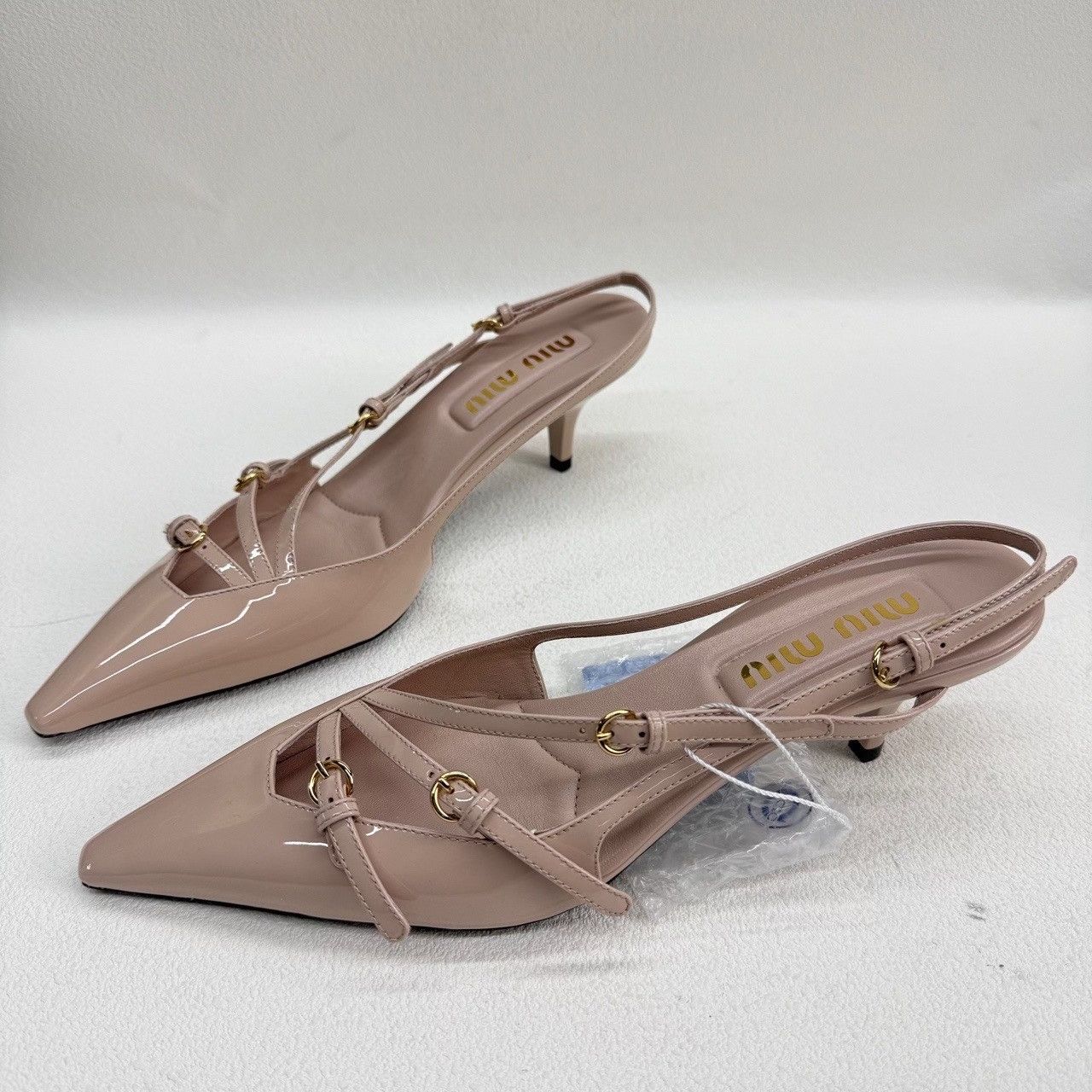 Miu Miu Miu Miu Patent Buckle Heels Size 37 Size US 7 / IT 37 - 2 Thumbnail