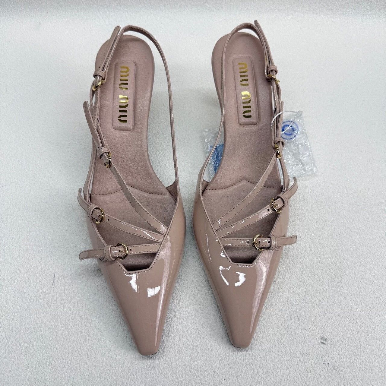 Miu Miu Miu Miu Patent Buckle Heels Size 37 Size US 7 / IT 37 - 3 Thumbnail