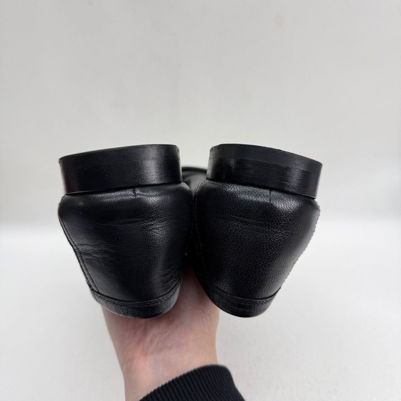 Hermes Hermès Paris Black Leather Loafers Size 39 Size US 9 / IT 39 - 7 Thumbnail