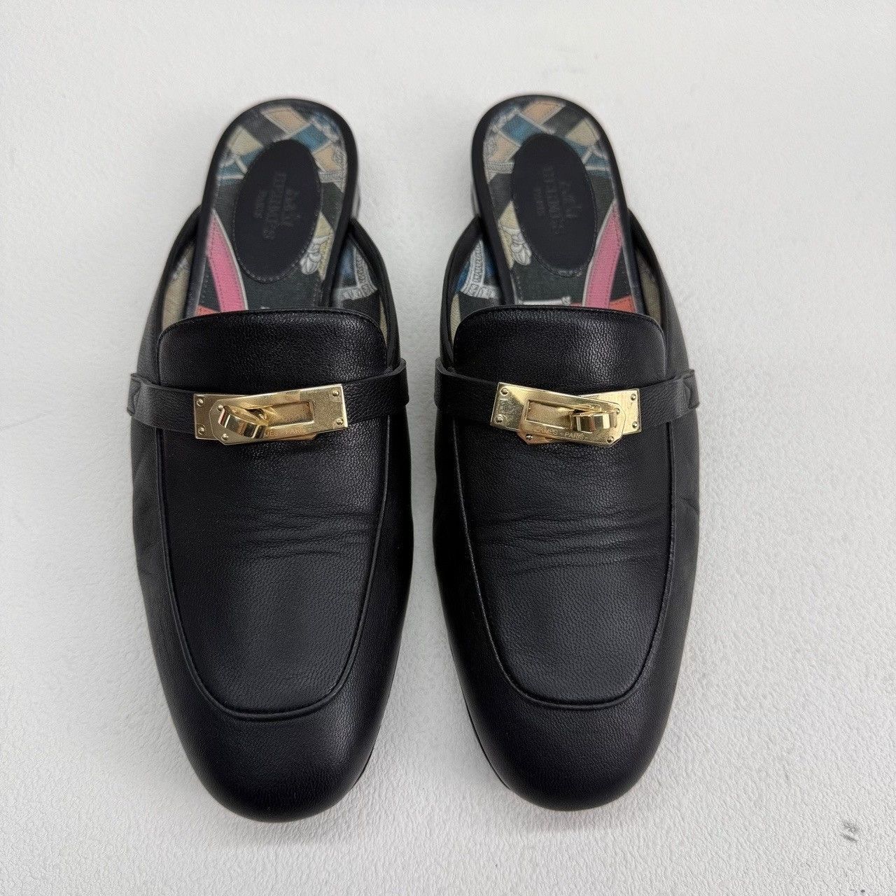 Hermes Hermès Kelly Leather Mules Size 38 Size US 8 / IT 38 - 3 Thumbnail